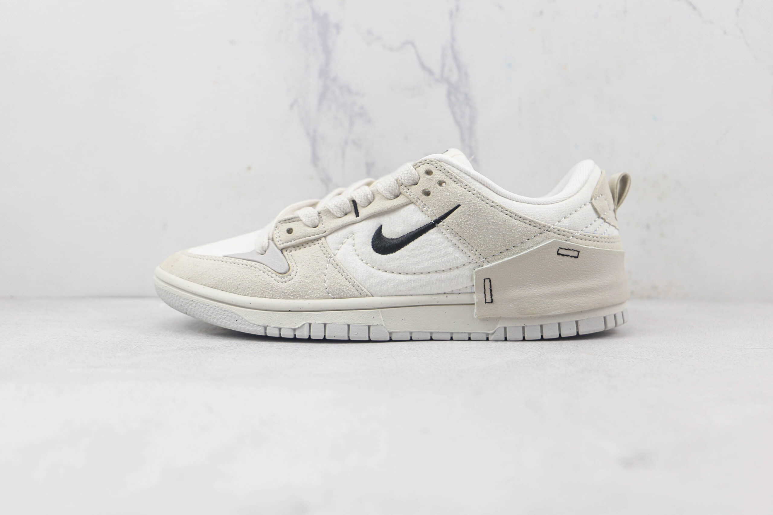 耐克Nike Dunk Low Disrupt 2 Desert Bronze纯原版本破坏二代系列灰白色解构风板鞋原盒原标 (ID:86419) - 图片1