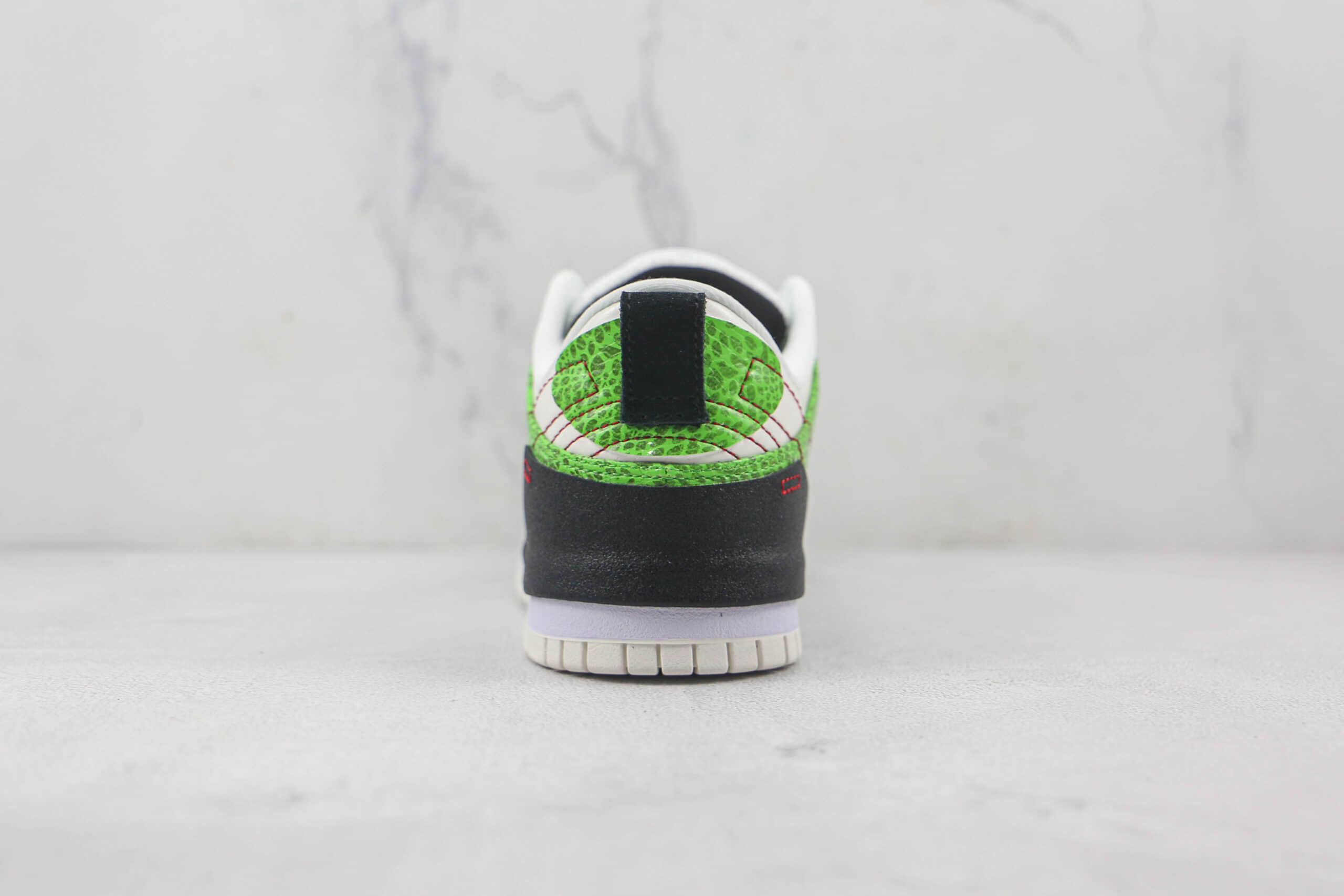 耐克Nike Dunk Low Disrupt 2莆田纯原复刻天花板DUNK Disrupt 2系列黑绿蛇纹板鞋原盒原标 货号:DV1491-101