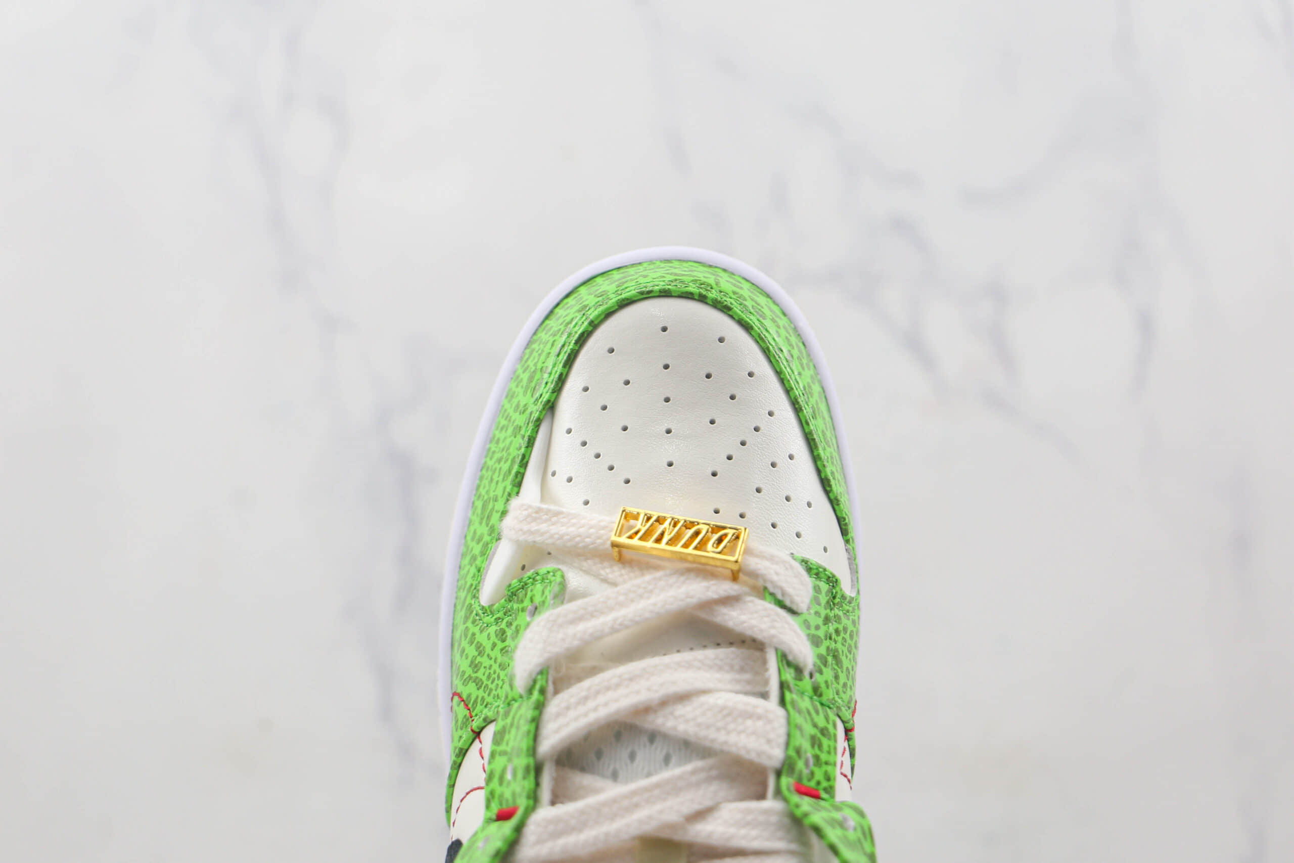 耐克Nike Dunk Low Disrupt 2莆田纯原复刻天花板DUNK Disrupt 2系列黑绿蛇纹板鞋原盒原标 货号:DV1491-101