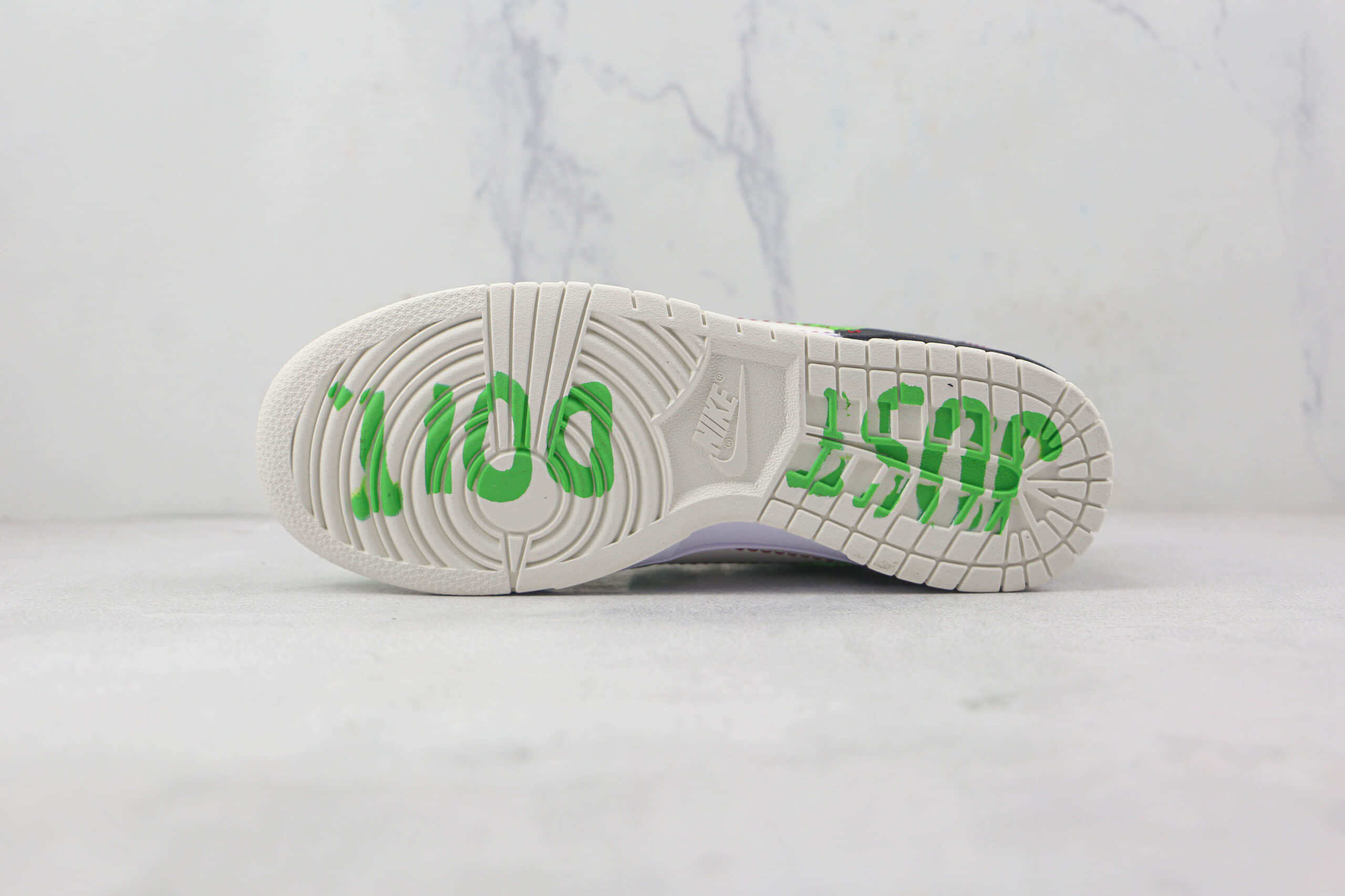 耐克Nike Dunk Low Disrupt 2莆田纯原复刻天花板DUNK Disrupt 2系列黑绿蛇纹板鞋原盒原标 货号:DV1491-101