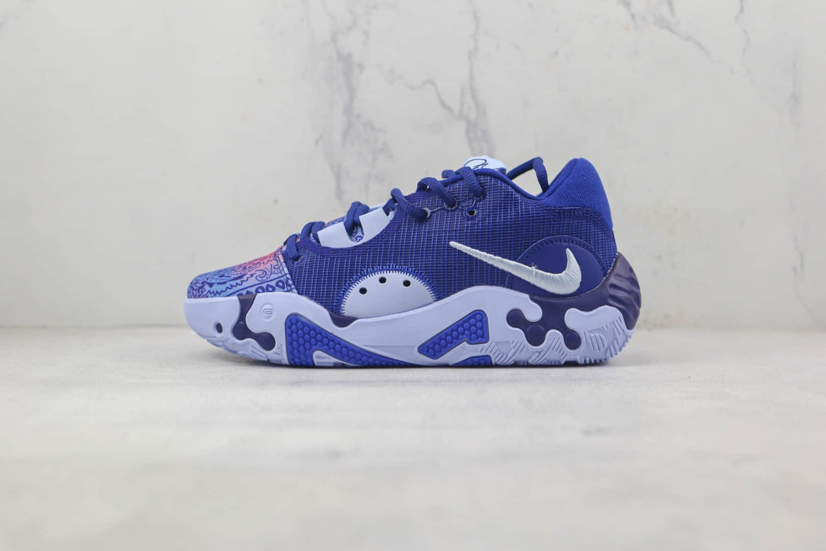 耐克Nike PG 6 EP莆田纯原复刻保罗乔治6代蓝色实战篮球鞋原档案数据开发 货号:DH8447-400