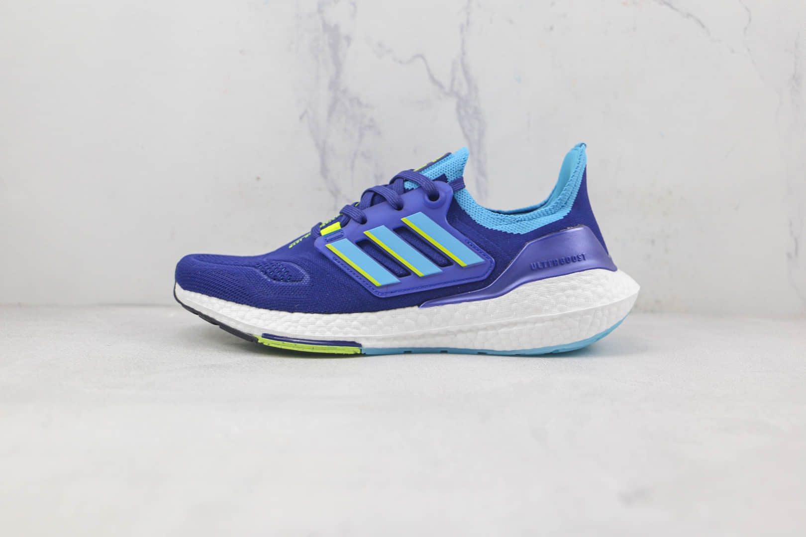 阿迪达斯Adidas Ultra Boost 22 Consortium莆田天花板复刻UB8.0蓝色爆米花跑鞋原鞋开模 货号:GX9333