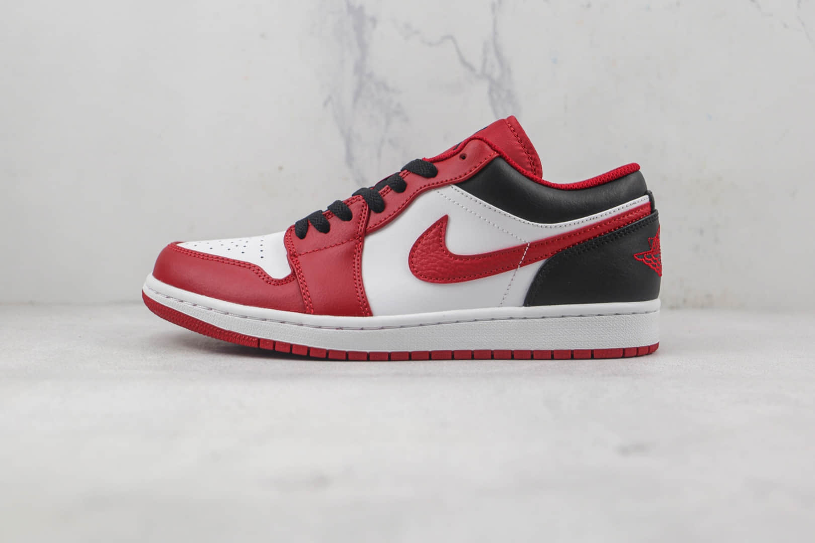 乔丹Air Jordan 1 Low纯原复刻天花板AJ1红白黑低帮芝加哥板鞋原楦头纸板打造 (ID:86815) - 图片1
