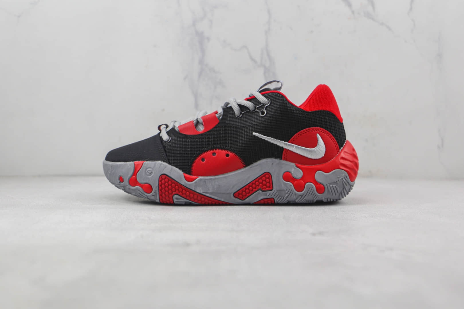 耐克Nike PG 6 EP莆田纯原复刻保罗乔治6代黑红色实战篮球鞋原鞋开模一比一打造 货号:DH8447-003