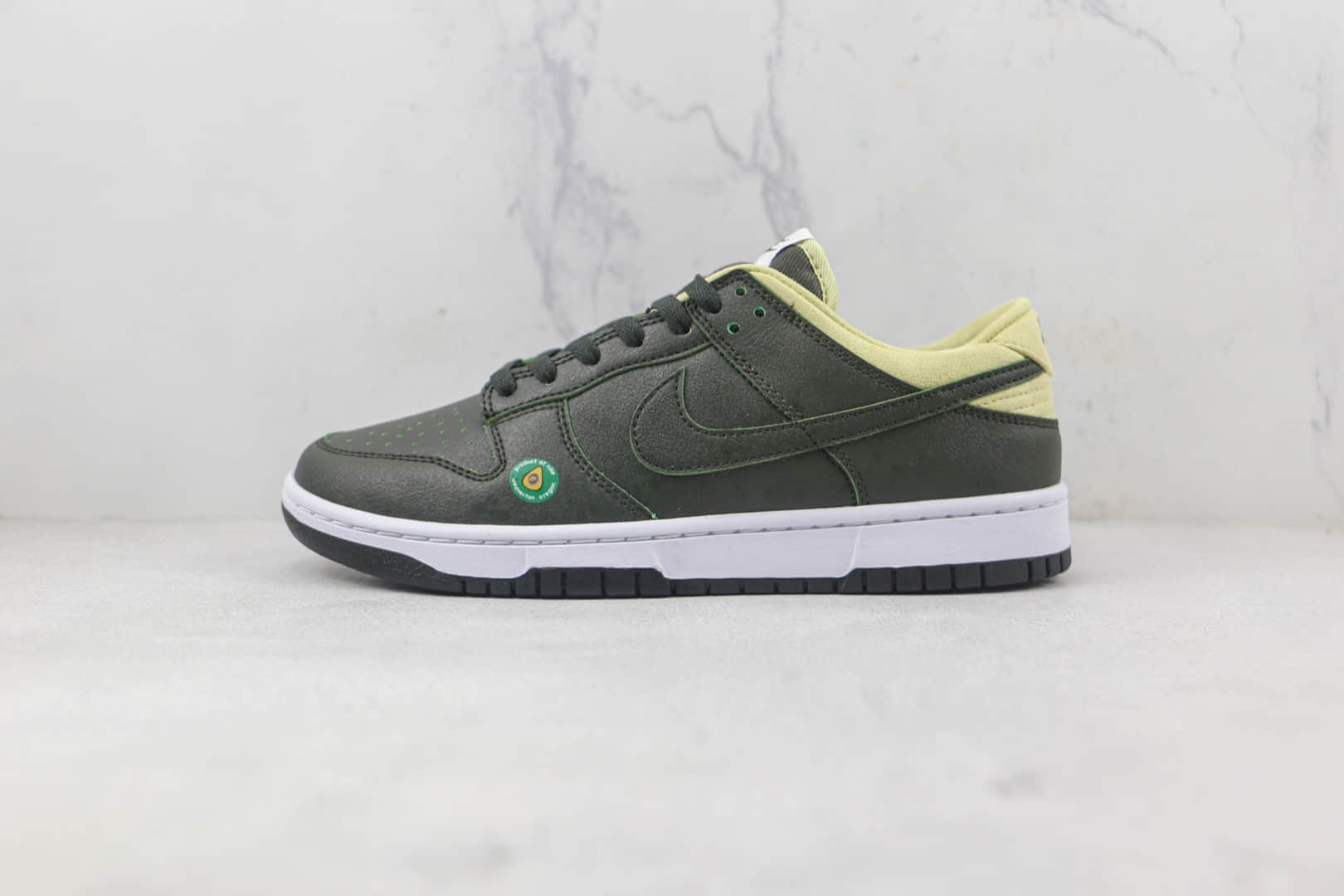 耐克Nike SB Dunk Low Avocado莆田纯原复刻低帮SB DUNK墨绿牛油果配色板鞋原楦头纸板打造 (ID:87255) - 图片1