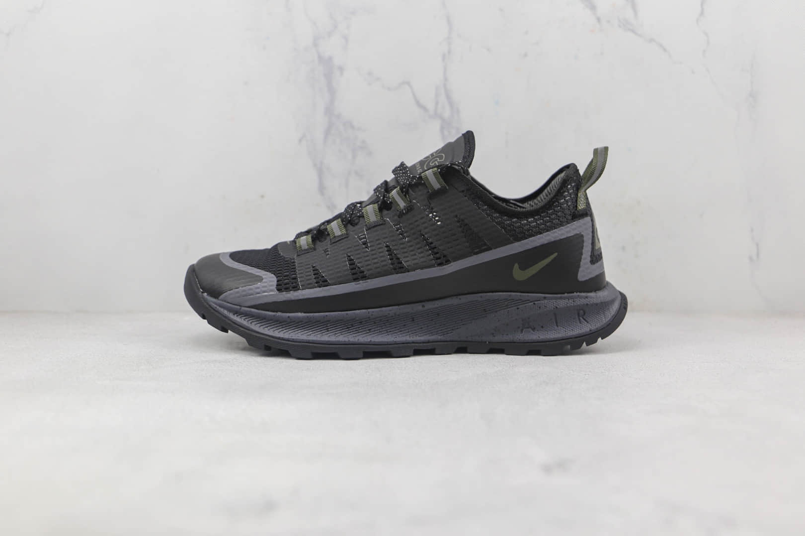 耐克Nike ACG Mountain Fly Low GTX SE莆田纯原复刻ACG黑色户外登山鞋原档案数据开发 (ID:87311) - 图片1