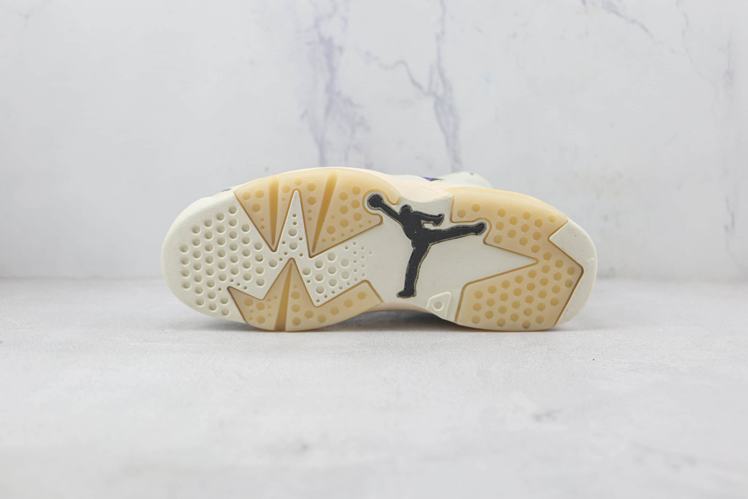 乔丹Air Jordan 6 Quai 54莆田天花板纯原版本AJ6卡其紫篮球鞋原档案数据开发 货号:CZ4152-101