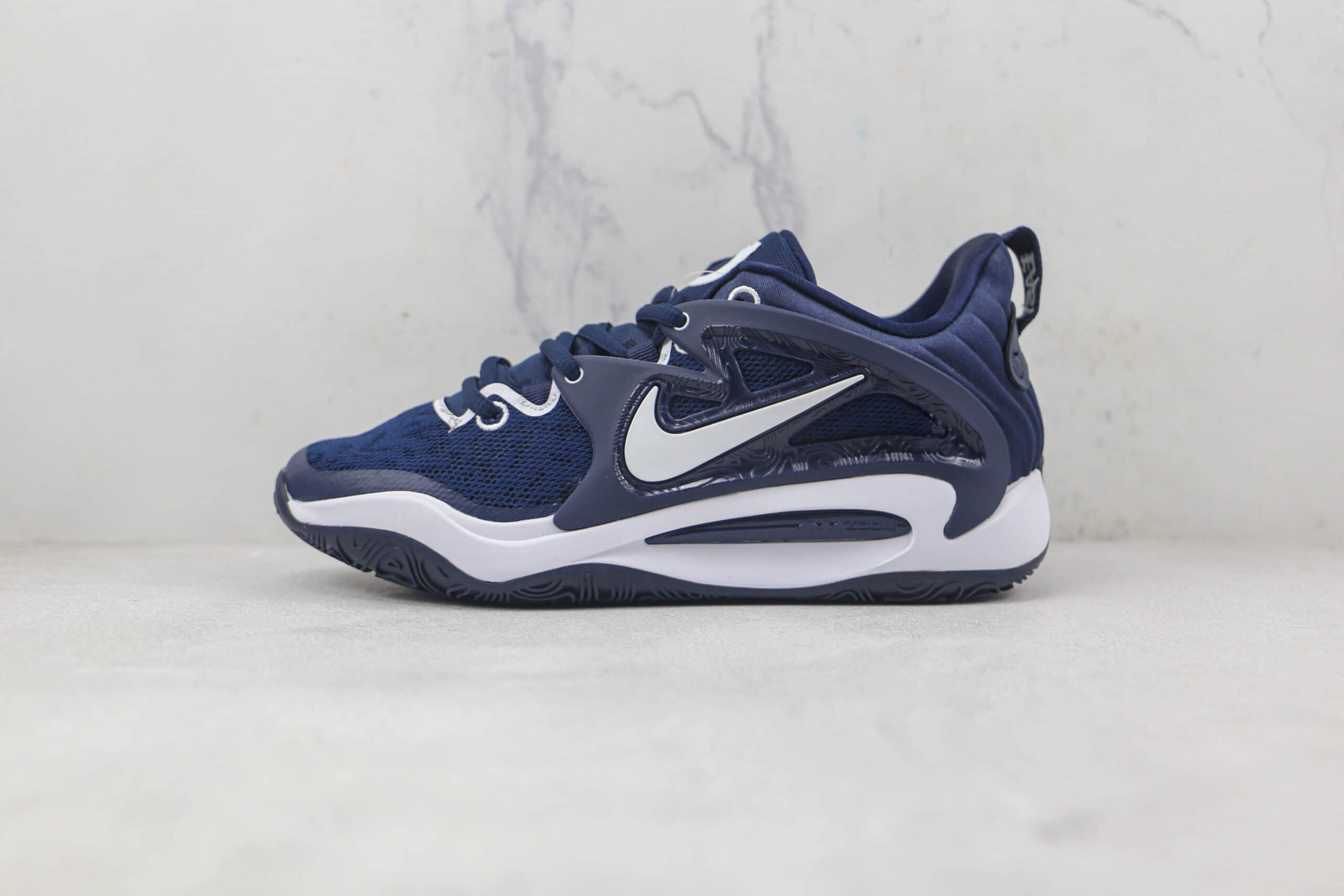 耐克Nike Zoom KD15莆田纯原复刻版本杜兰特15代黑白钩实战篮球鞋内置气垫原盒原标 货号:DO9826-400