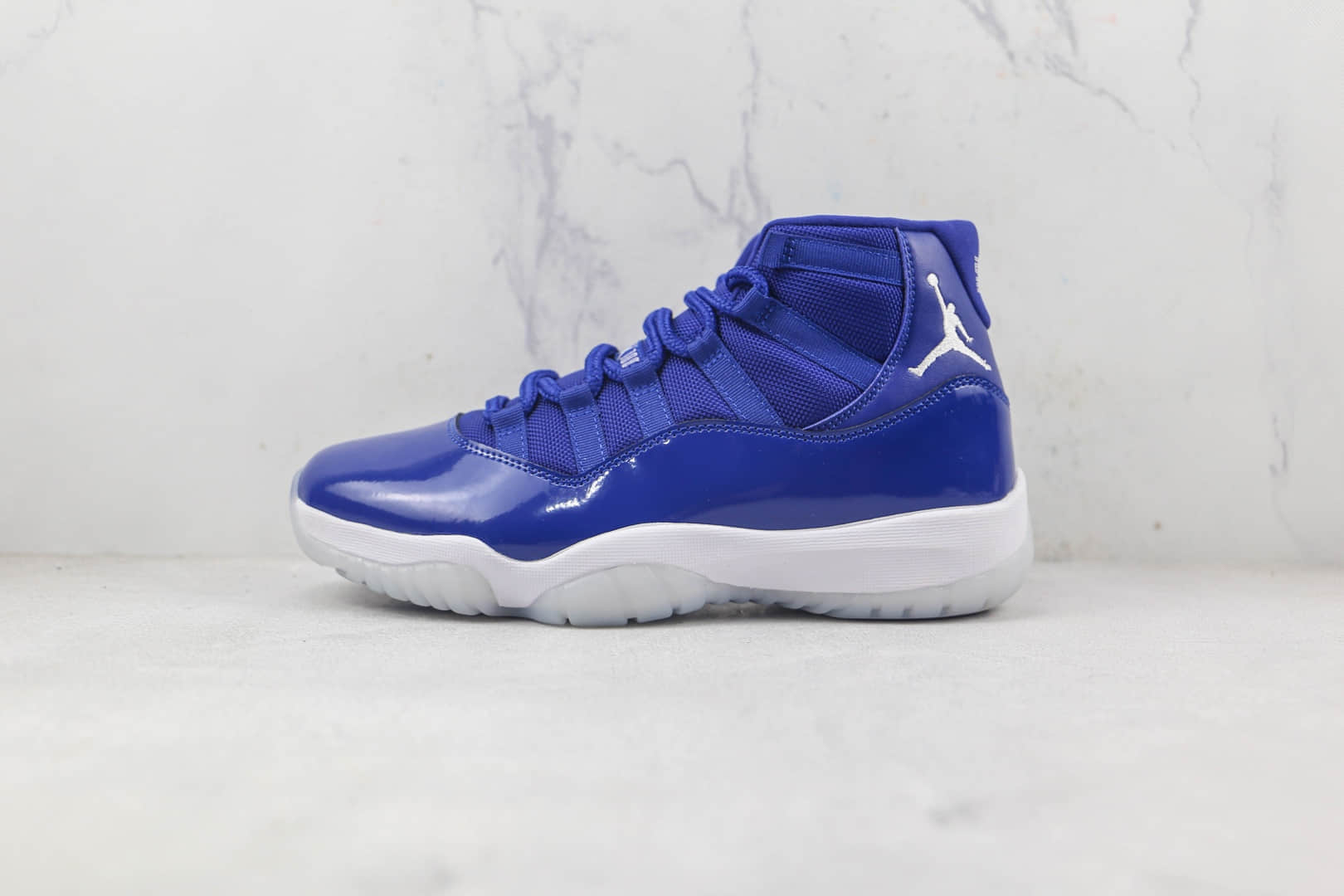 乔丹Air Jordan 11 Retro Midnight Navy White莆田纯原复刻高帮AJ11午夜白蓝色篮球鞋原档案数据开发 (ID:87559) - 图片1