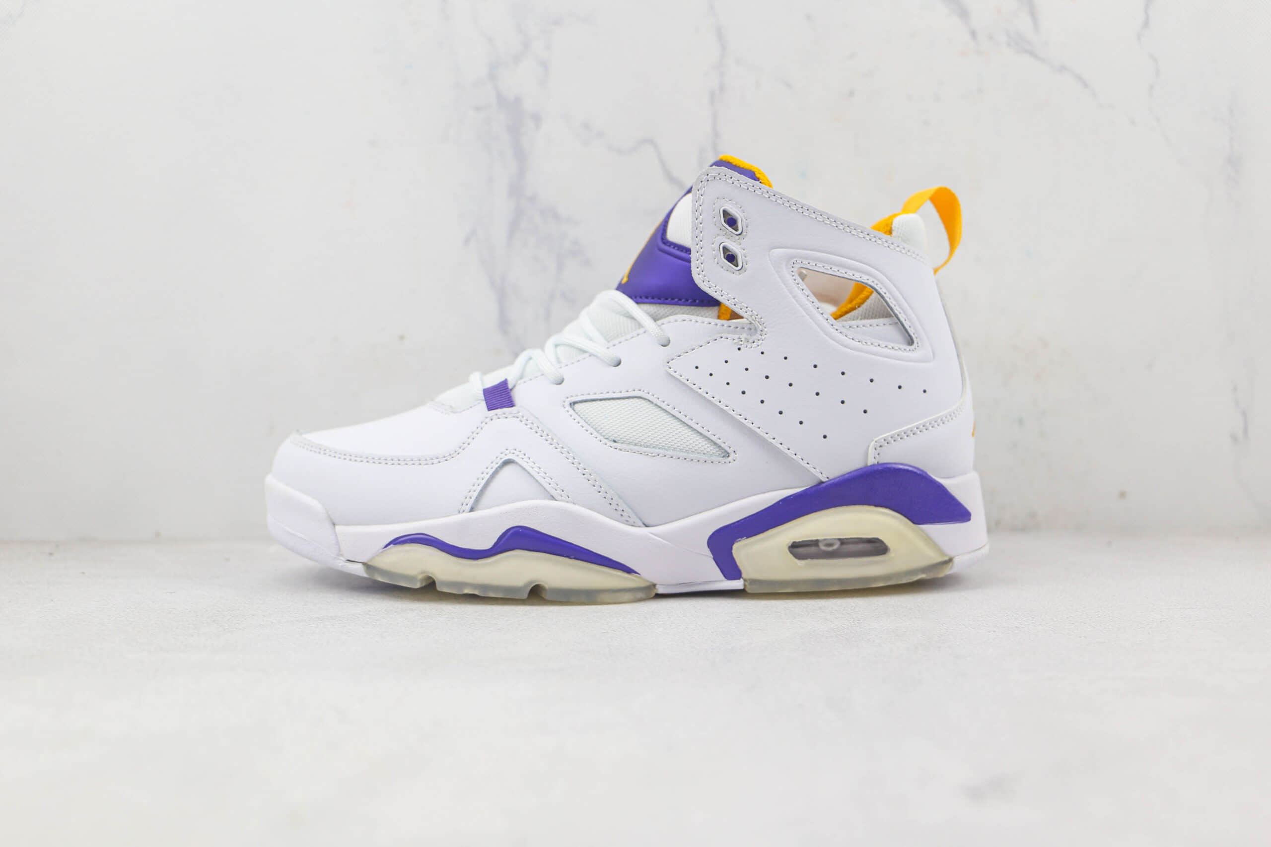 乔丹Air Jordan Fltclb’91莆田纯原复刻天花板AJ紫金湖人篮球鞋原楦头纸板打造 (ID:87583) - 图片1