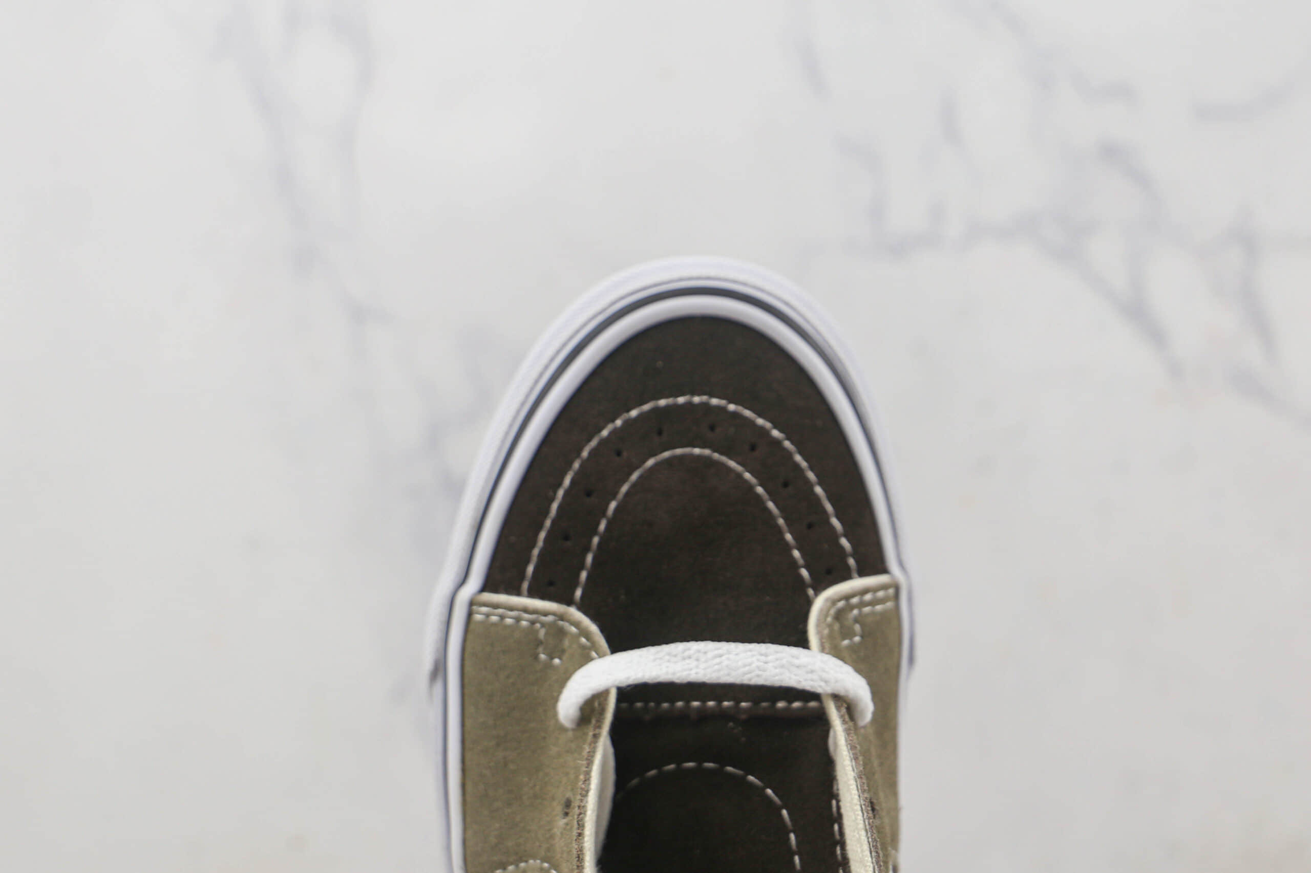 万斯Vans Sk8-Low余文乐同款棕绿拼接硫化帆布鞋原楦头纸板打造原盒原标 货号:VN0A4UUKB7J
