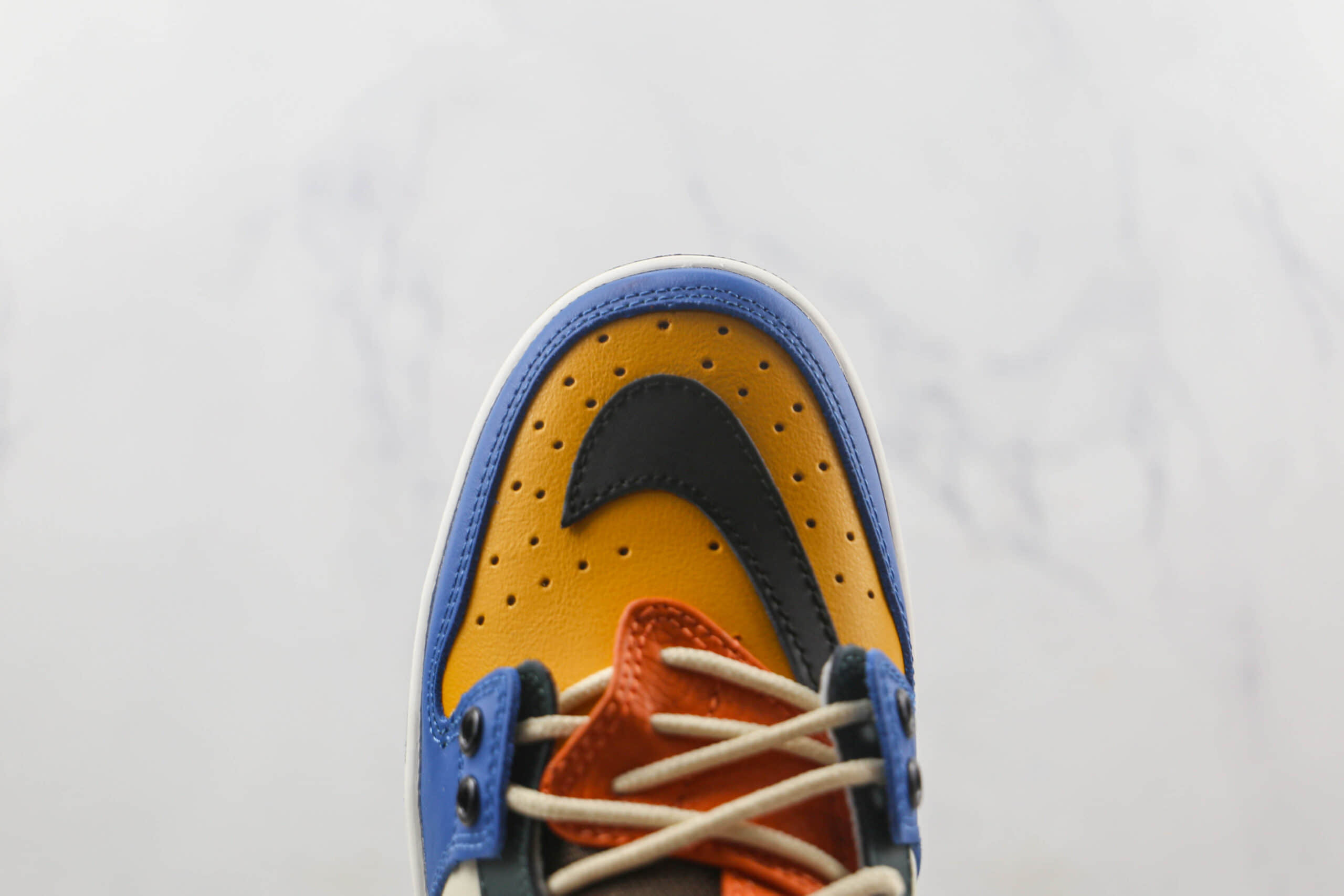 耐克Nike SB Dunk HIGH PRO莆田纯原复刻低帮SB DUNK棕橙色断钩板鞋原鞋开模 货号:DQ6817-030