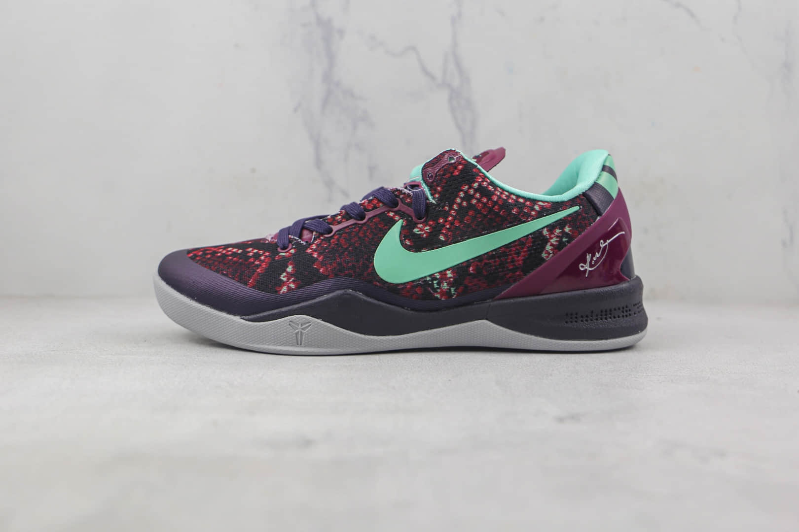 耐克Nike Kobe 8 Pit Viper莆田纯原复刻版本科比8代响尾蛇实战篮球鞋内置真实碳板支持实战 (ID:87671) - 图片1
