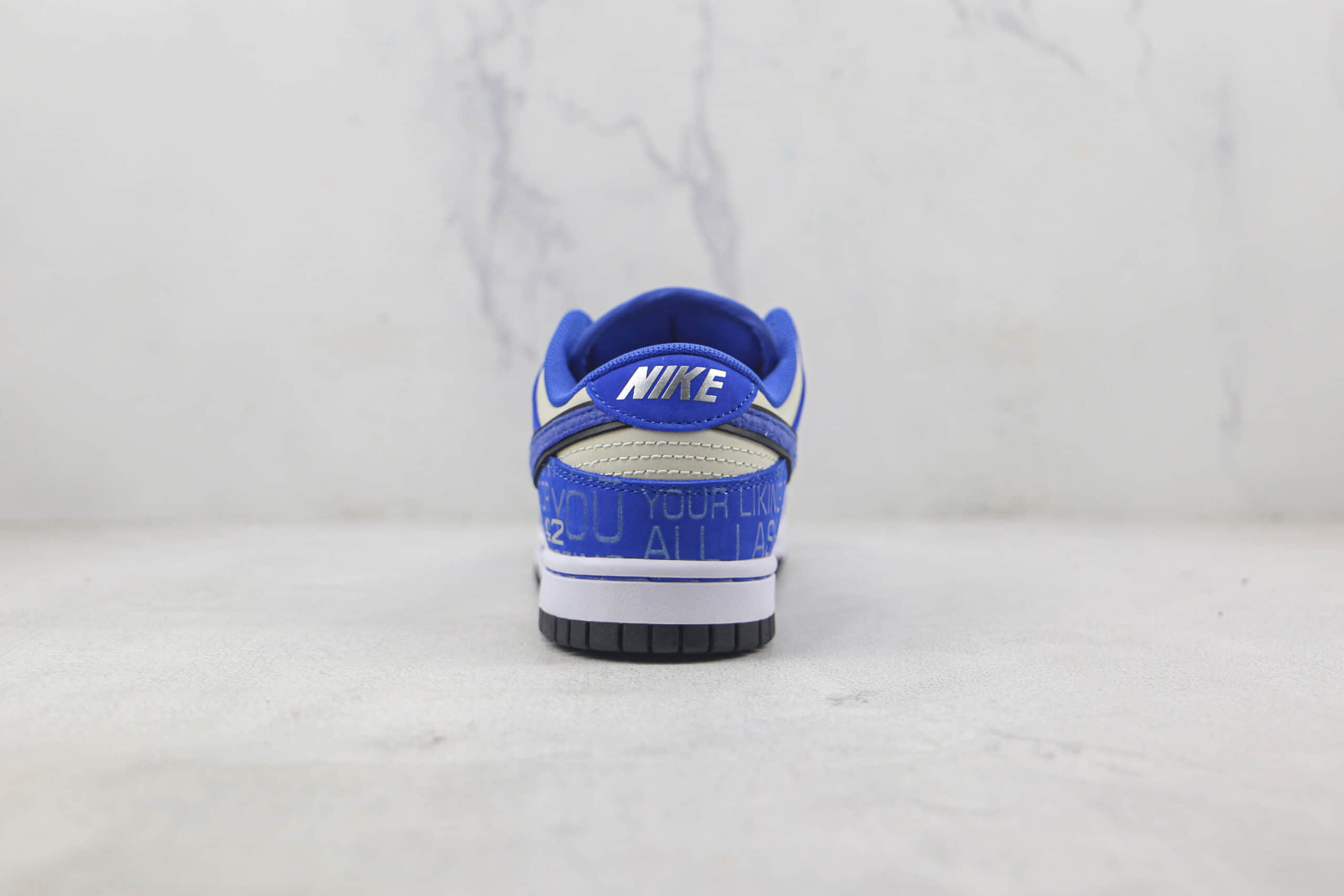 耐克Nike Dunk Low Jackie Robinson莆田纯原复刻版本低帮DUNK罗宾逊传奇42号数字蓝色板鞋原楦头纸板打造 货号:DV2203-400