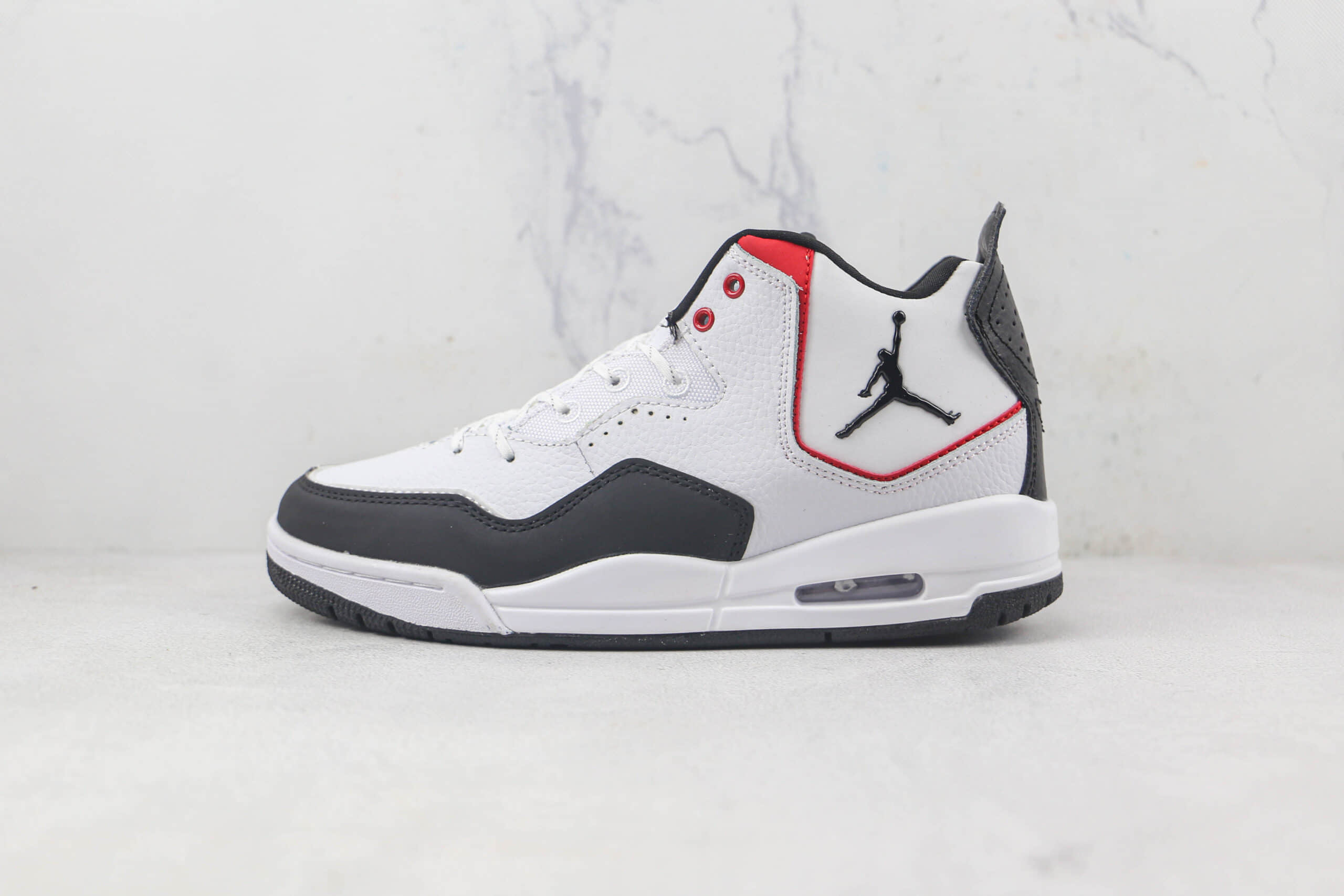 乔丹Air Jordan Courtside 23莆田纯原复刻版本AJ23白黑色篮球鞋原楦头纸板打造 (ID:87856) - 图片1