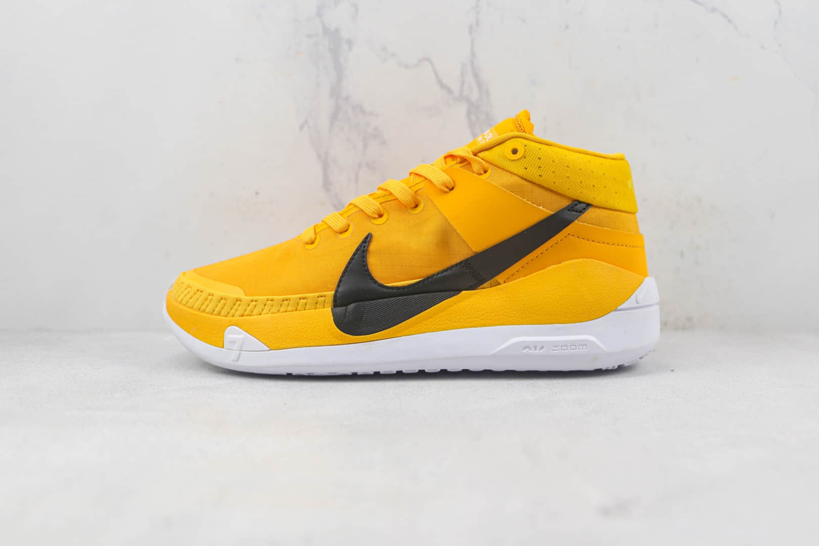耐克Nike Zoom KD13 EP莆田纯原复刻版本杜兰特13代白黄色实战篮球鞋原档案数据开发 (ID:87995) - 图片1