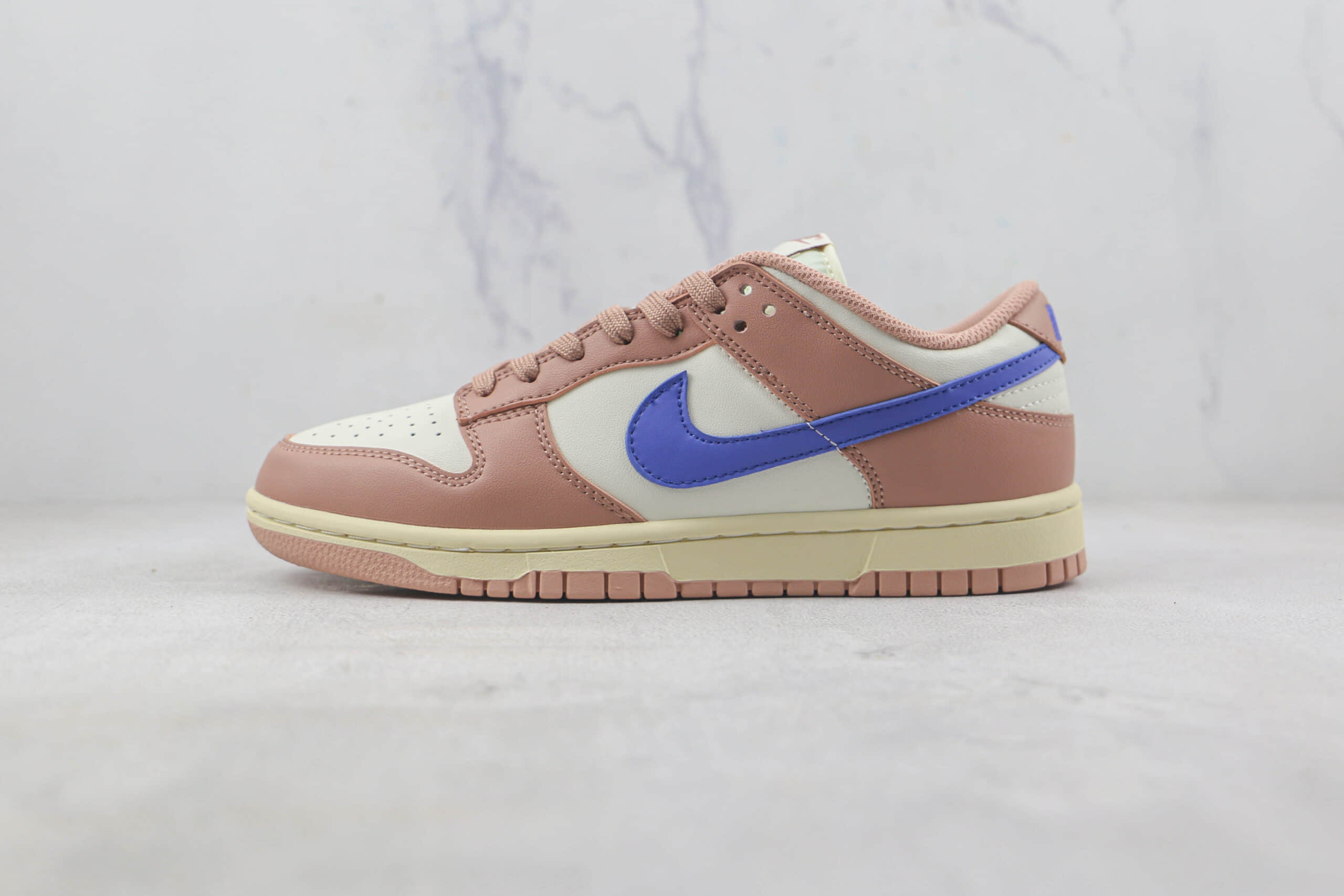 耐克Nike Dunk SB Low莆田天花板纯原复刻版本低帮SB DUNK棕深蓝配色板鞋内置气垫 (ID:88043) - 图片1