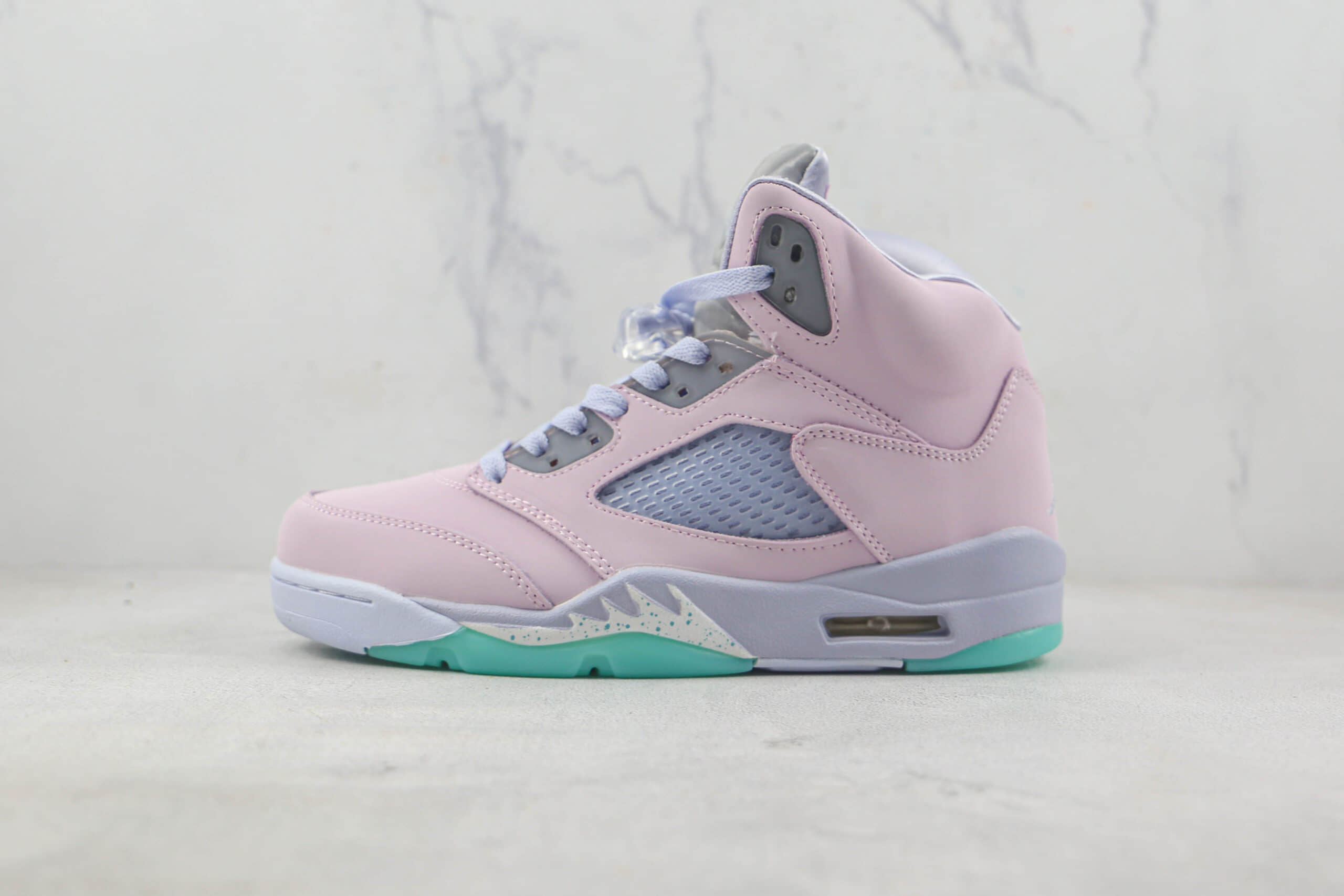 乔丹Air Jordan 5 Easter莆田纯原复刻版本AJ5粉绿复活节配色篮球鞋原楦头纸板打造 (ID:88075) - 图片1