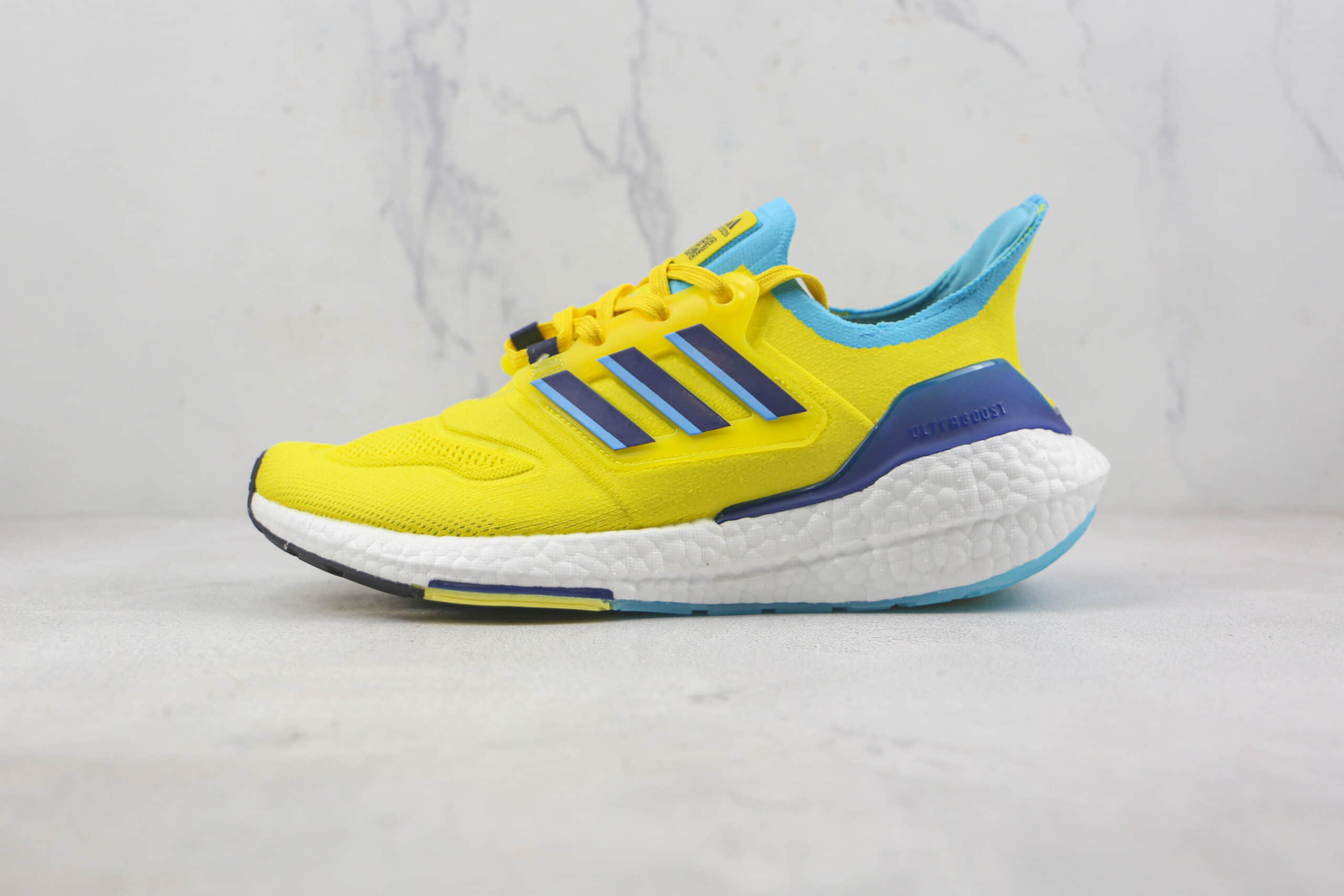 阿迪达斯Adidas Ultra Boost 22 Consortium莆田纯原复刻版本UB8.0白蓝黄色爆米花跑鞋原鞋开模 (ID:88140) - 图片1