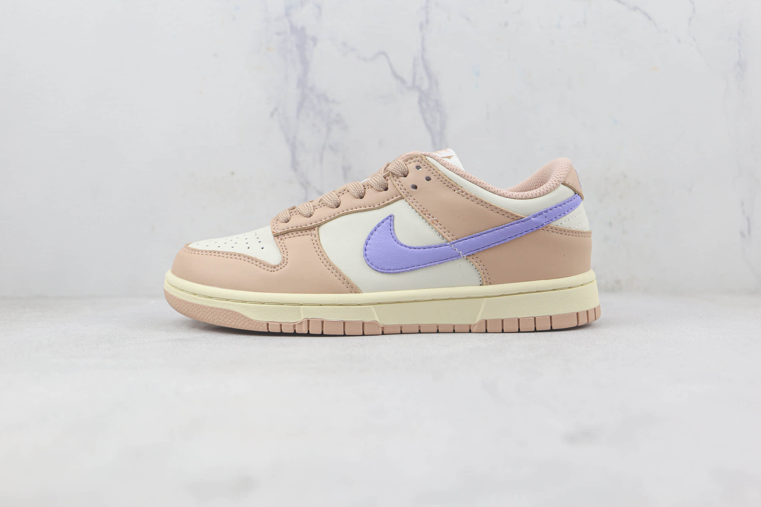 耐克Nike Dunk Low Pink Oxford莆田纯原复刻版本低帮DUNK粉色玲娜贝尔配色板鞋原盒原标 (ID:88245) - 图片1