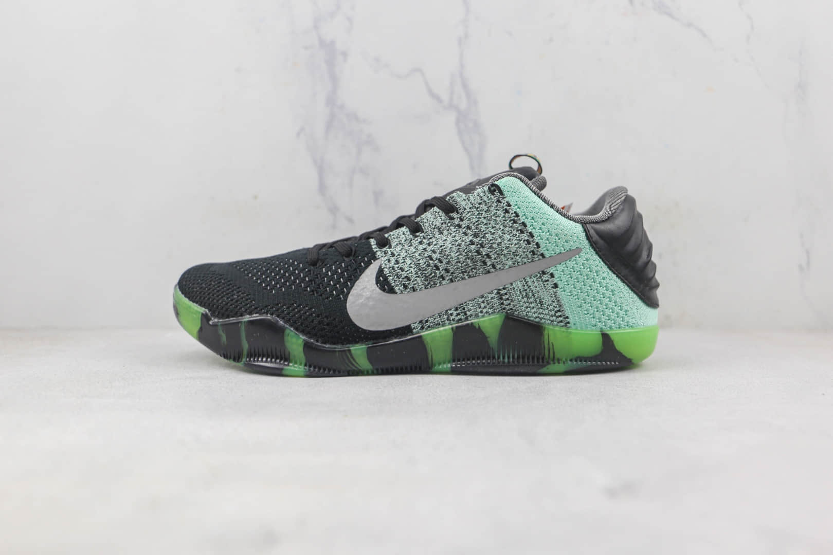 耐克Nike Kobe 11 Elite Low Black Mamba Collection Fade To Black莆田纯原复刻版本科比11代北极光配色实战篮球鞋支持实战 (ID:88324) - 图片1