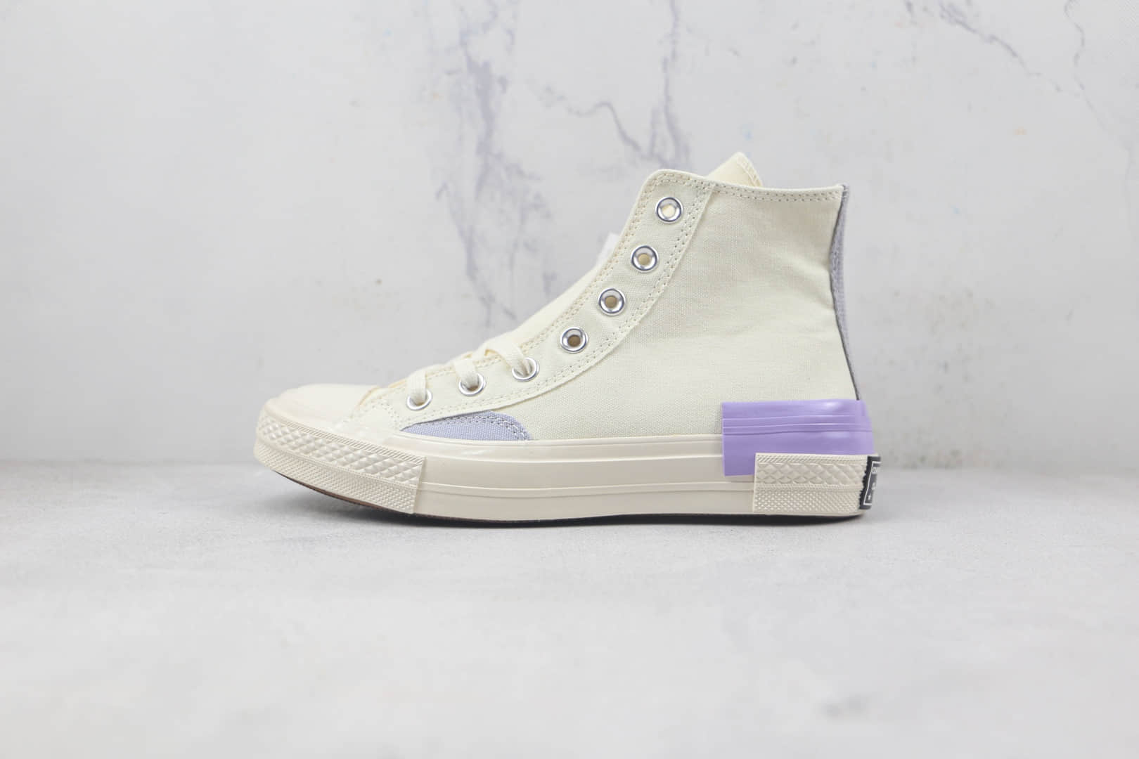 匡威Converse Chuck 70s莆田纯原复刻版本高帮七巧板配色硫化帆布鞋原鞋开模一比一打造 (ID:88364) - 图片1
