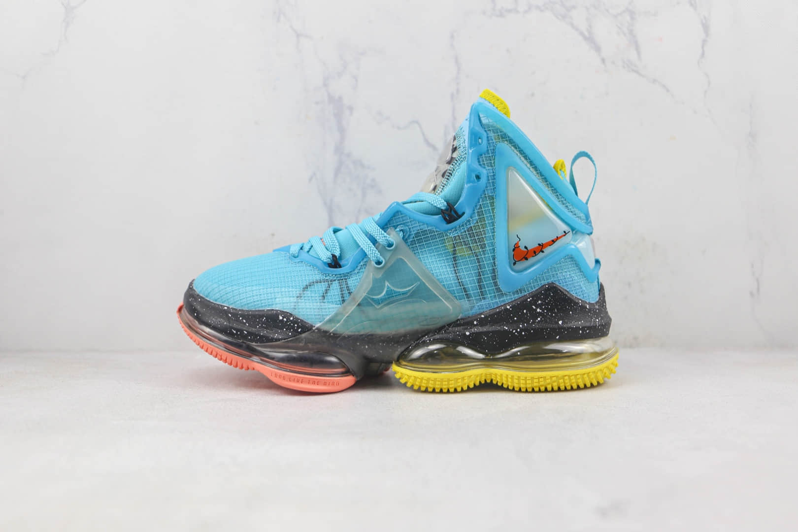 耐克Nike Lebron 19 EP莆田纯原复刻版本詹姆斯19代蓝黑色实战篮球鞋内置气垫原盒原标 (ID:88380) - 图片1