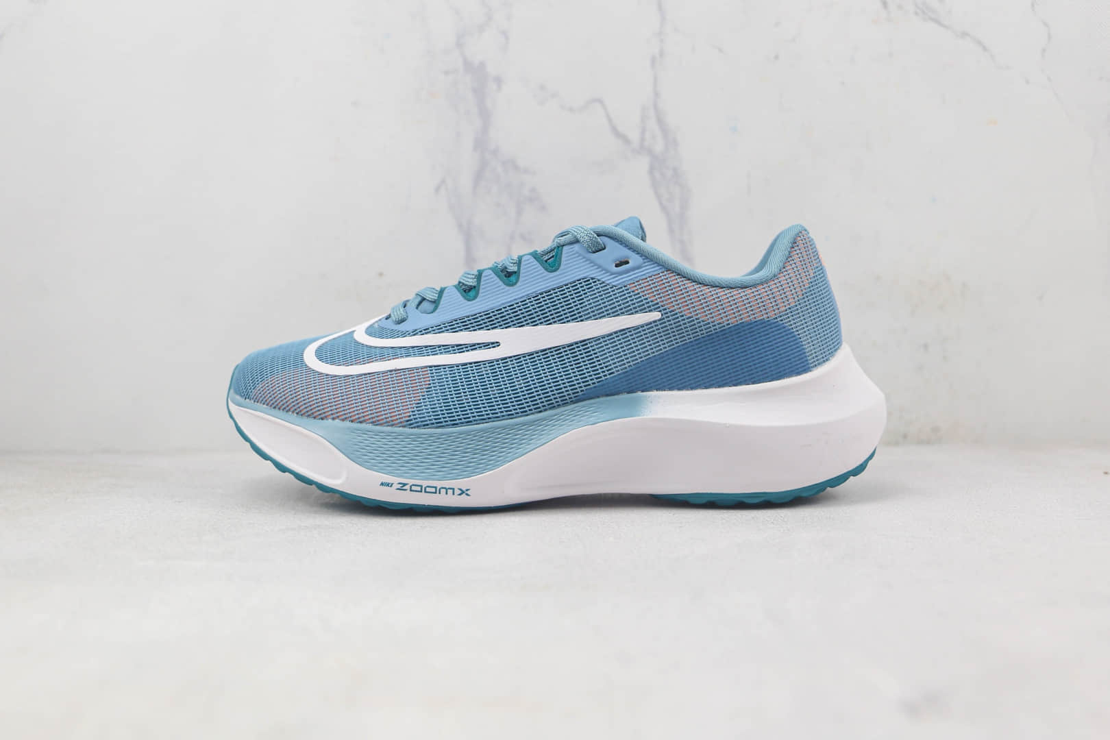 耐克Nike Zoom Fly 5莆田纯原复刻版本Fly5海洋蓝配色慢跑鞋原档案数据开发 (ID:88412) - 图片1