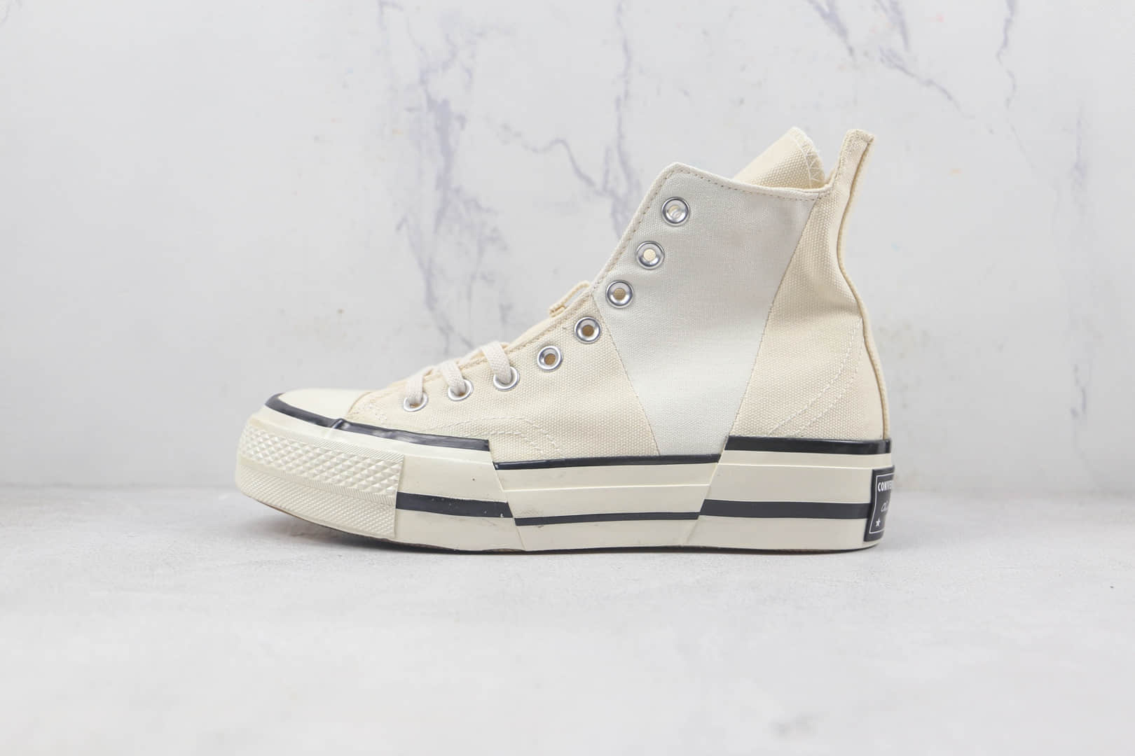 匡威Converse Chuck70 plus莆田纯原复刻版本高帮解构硫化帆布鞋原楦头纸板打造原盒原标 (ID:88502) - 图片1