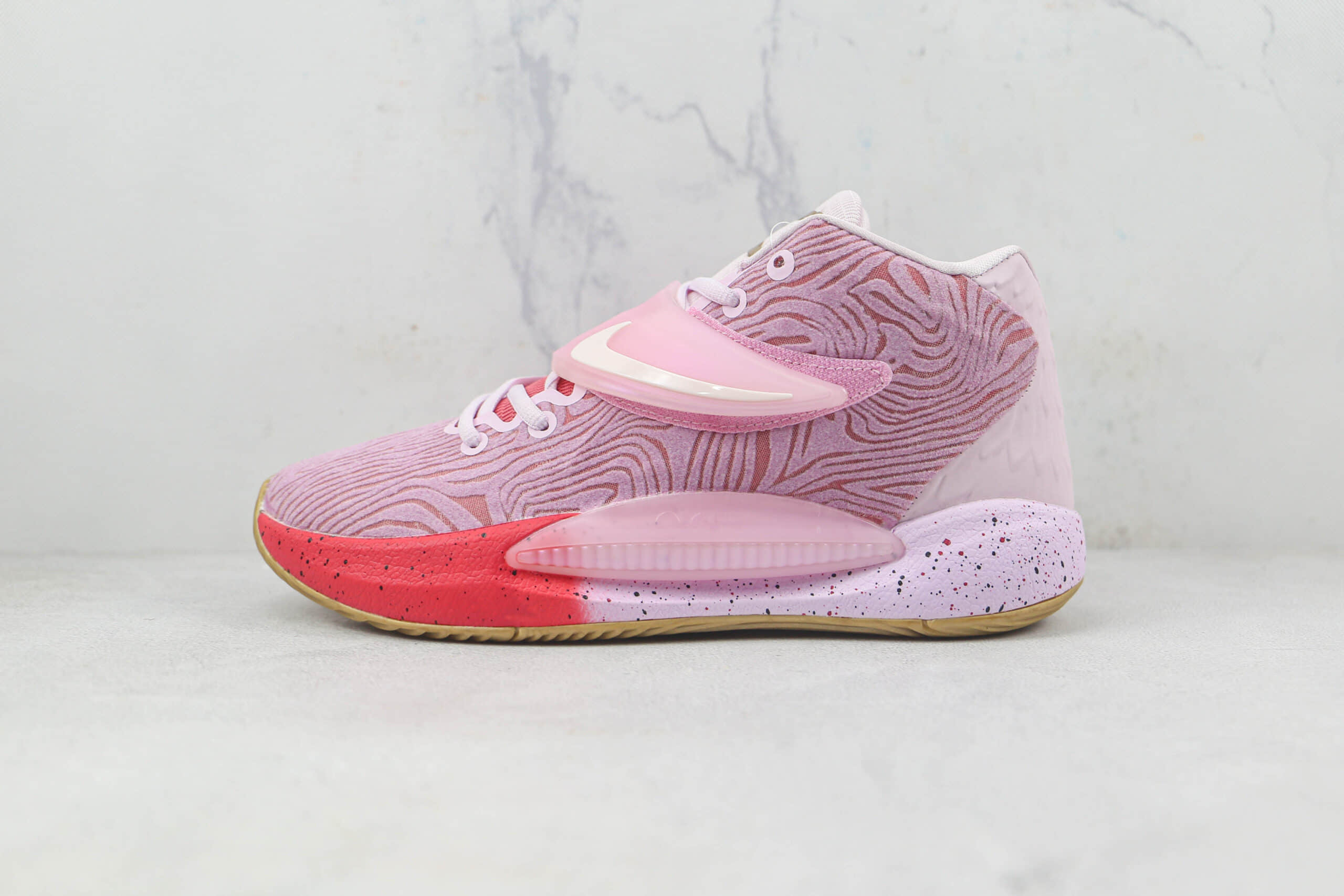 耐克Nike Zoom KD 14莆田天花板纯原复刻版本杜兰特14代粉红色实战篮球鞋内置气垫原档案数据开发 货号:DC9380-600
