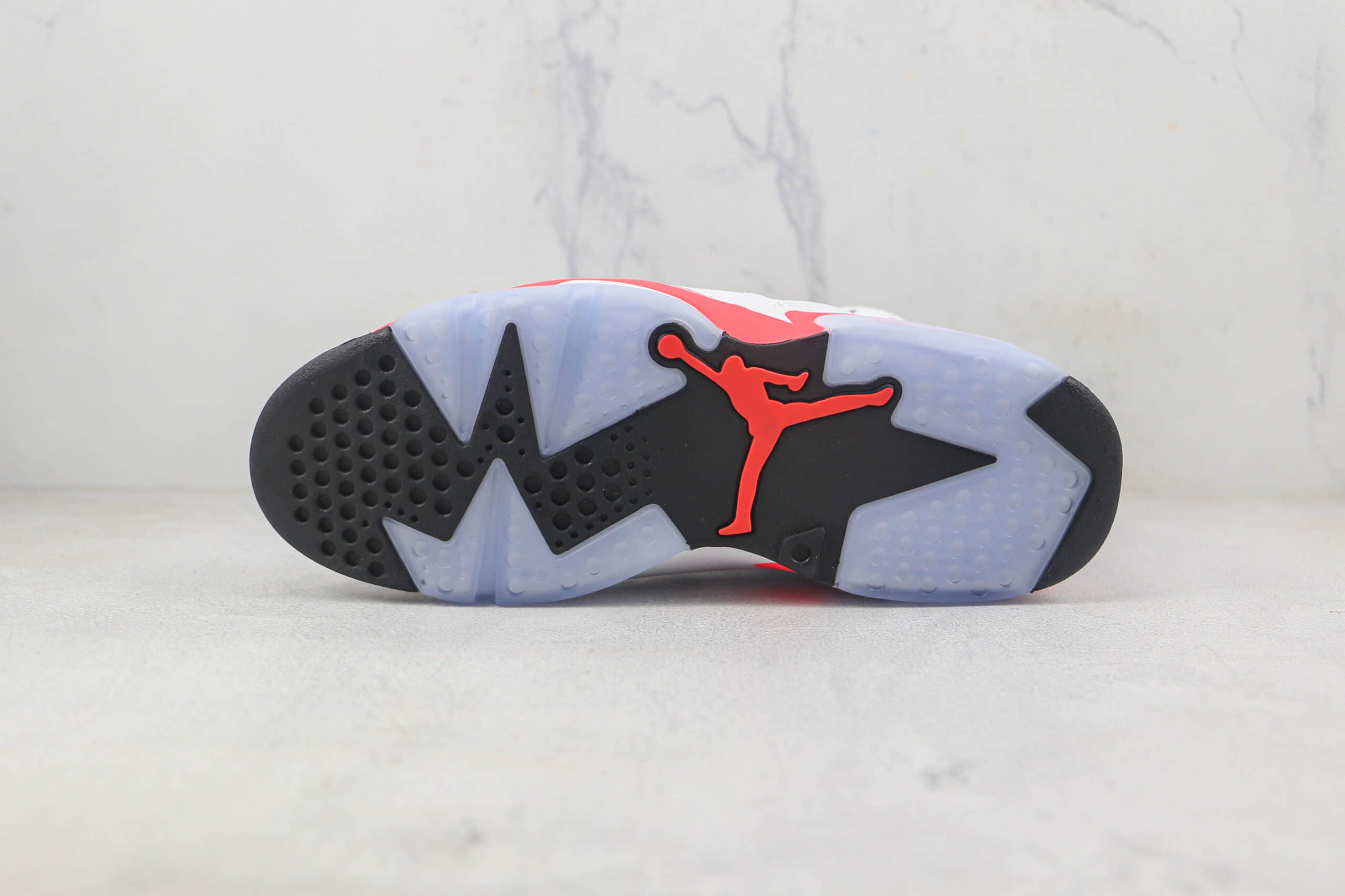 乔丹Air Jordan 6 Retro莆田天花板纯原复刻版本AJ6白红色篮球鞋原鞋开模一比一打造 货号:384664-123