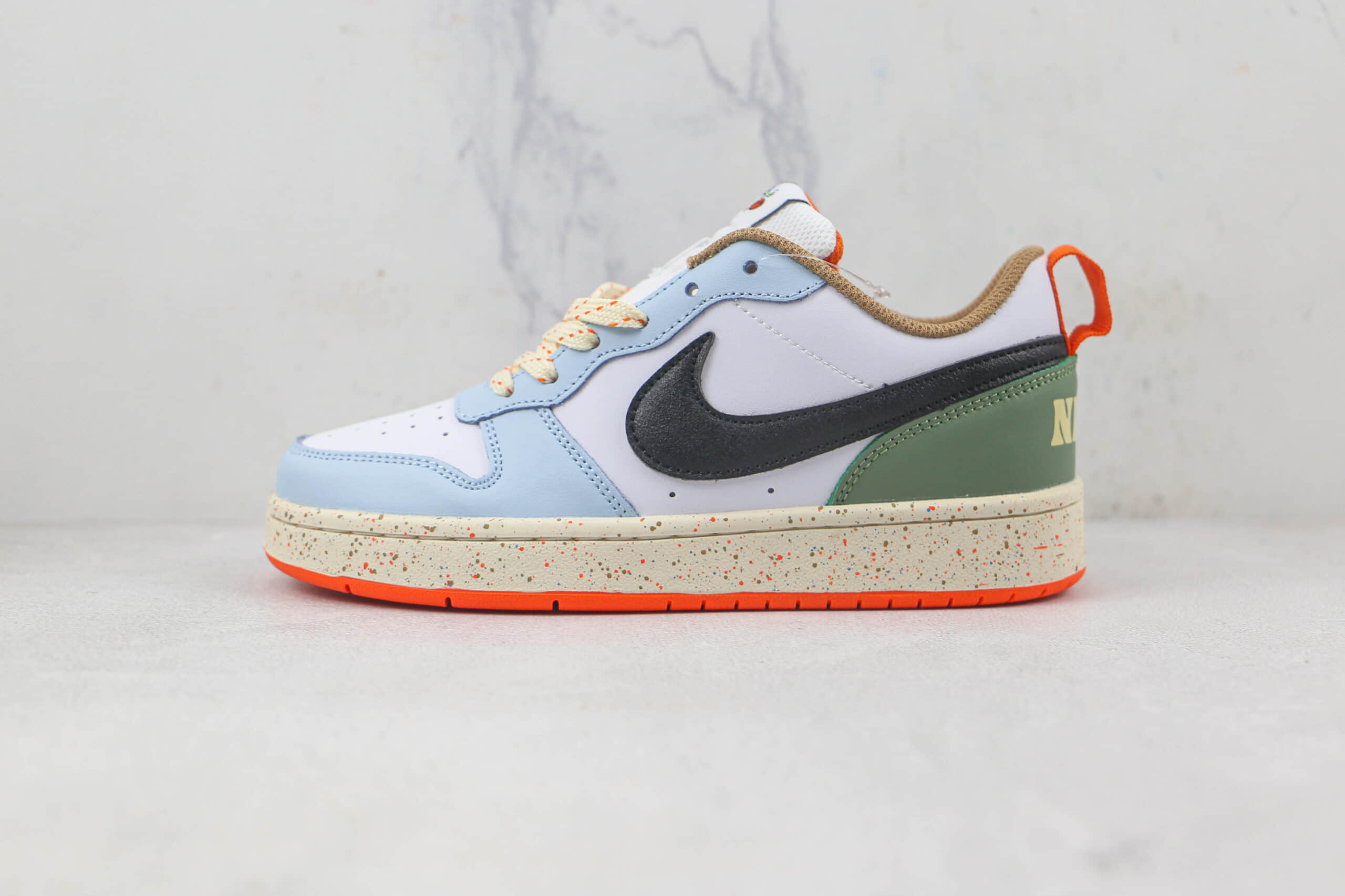 乔丹Air Jordan 1 Low莆田纯原复刻版本乔1低帮AJ1蓝白绿拼接板鞋原鞋原档案开发 货号:DX6052-101
