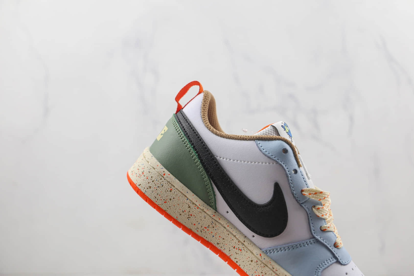 乔丹Air Jordan 1 Low莆田纯原复刻版本乔1低帮AJ1蓝白绿拼接板鞋原鞋原档案开发 货号:DX6052-101