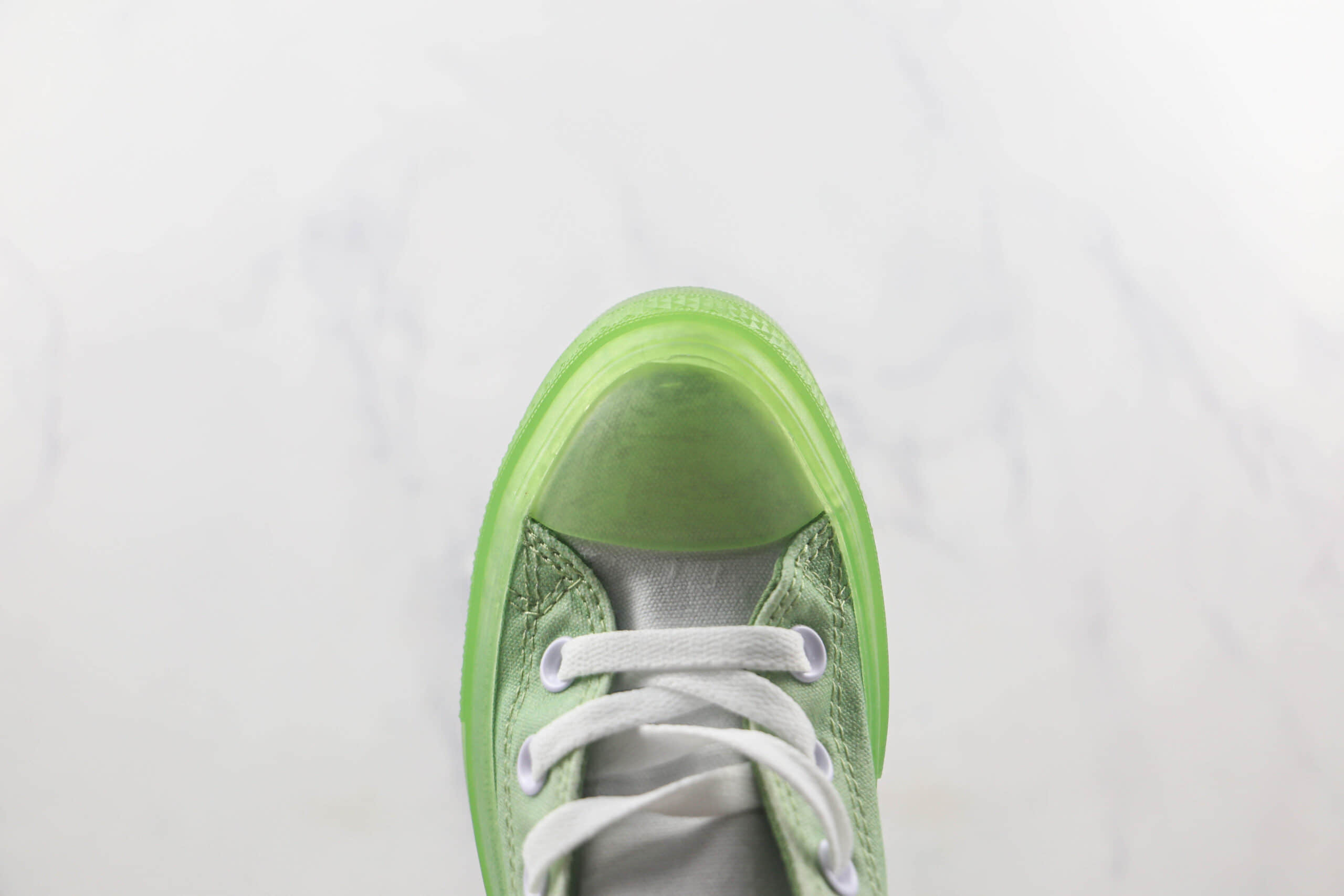 匡威Converse All Star莆田天花板纯原复刻版本CX系列渐变抹茶绿果冻帆布鞋原鞋开模一比一打造 货号:A03744C