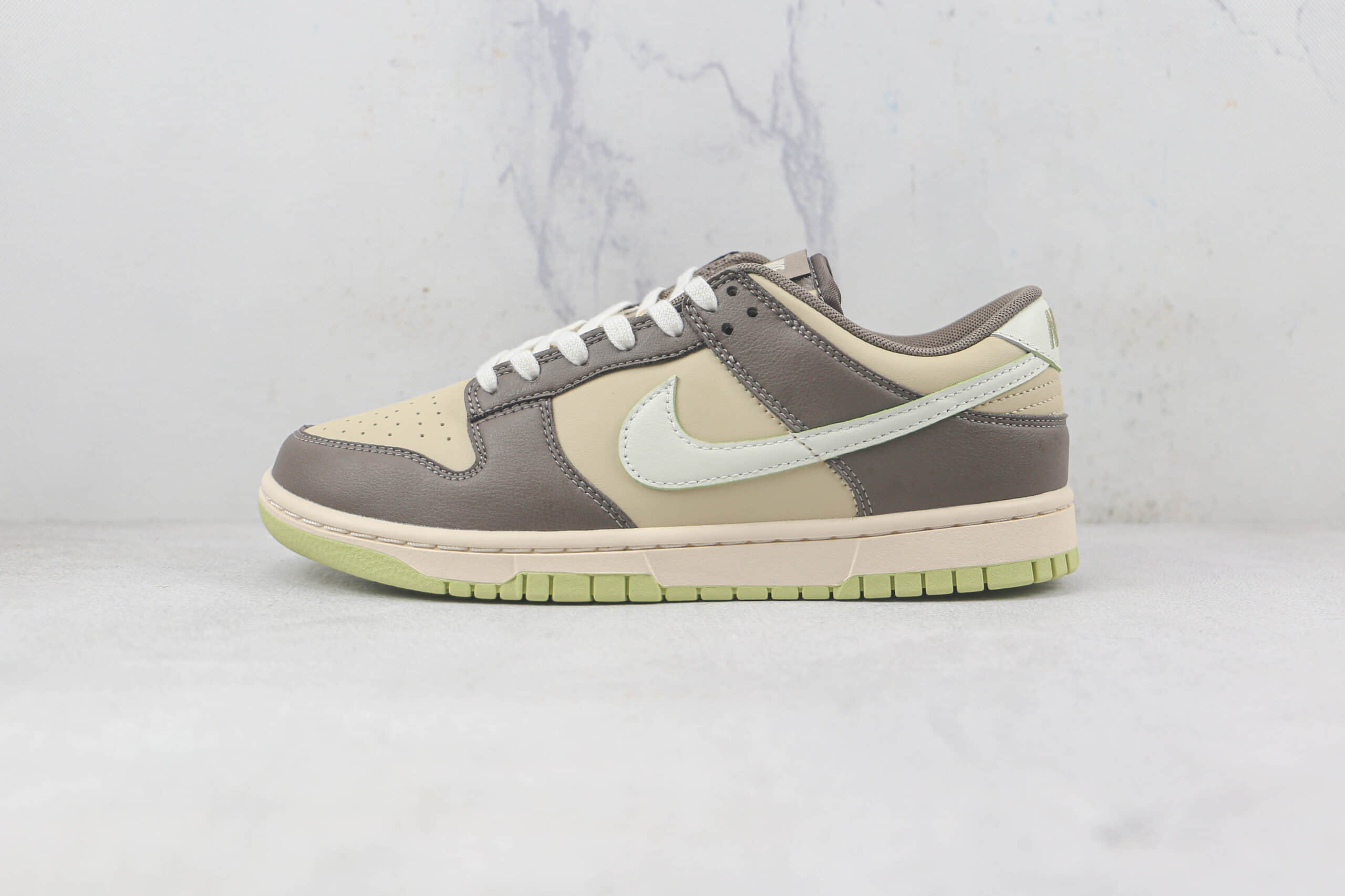 耐克Nike Dunk Low莆田天花板纯原复刻版本Dunk低帮灰黄色板鞋原盒原标 货号:FB4960-210