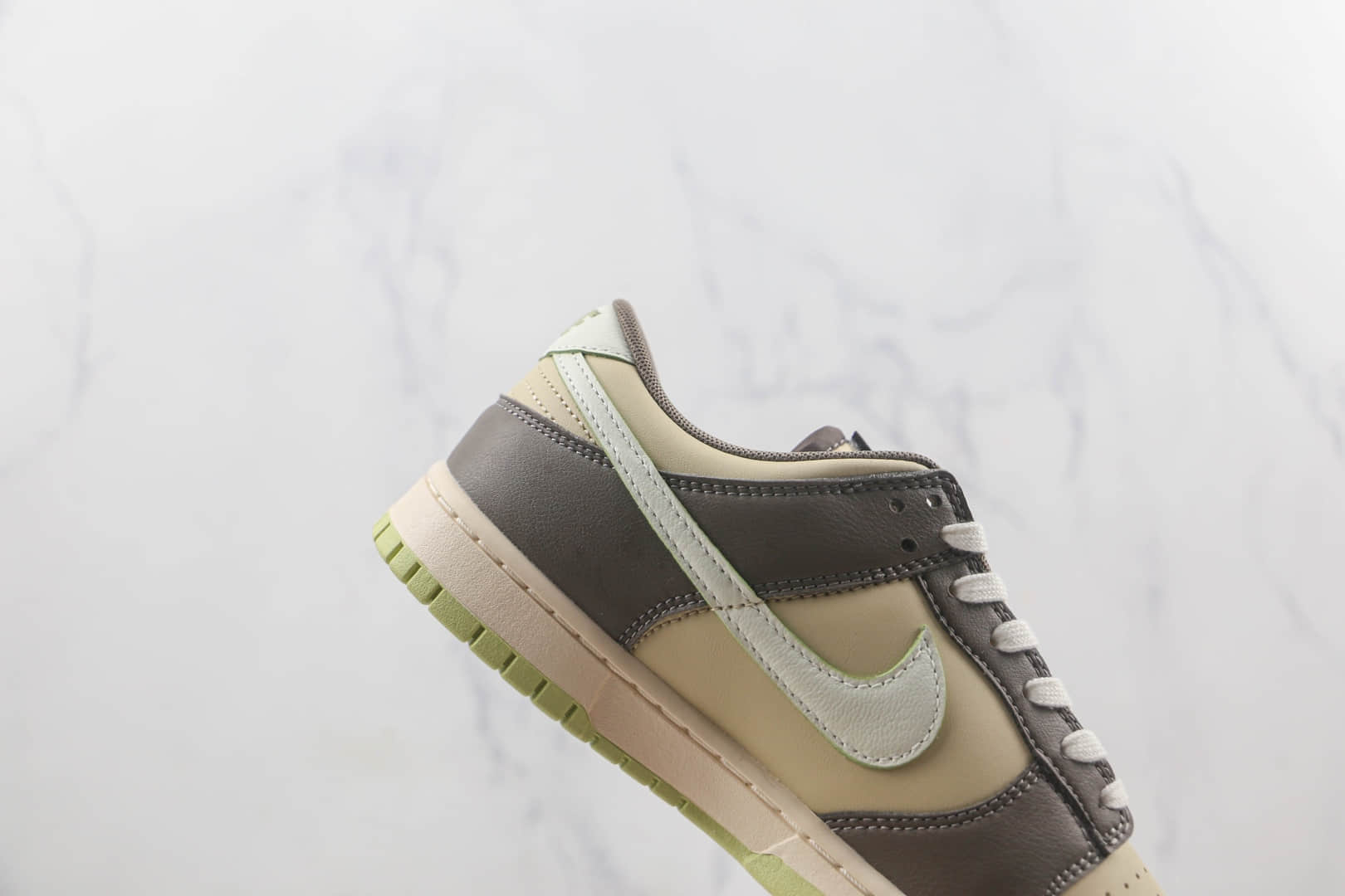 耐克Nike Dunk Low莆田天花板纯原复刻版本Dunk低帮灰黄色板鞋原盒原标 货号:FB4960-210