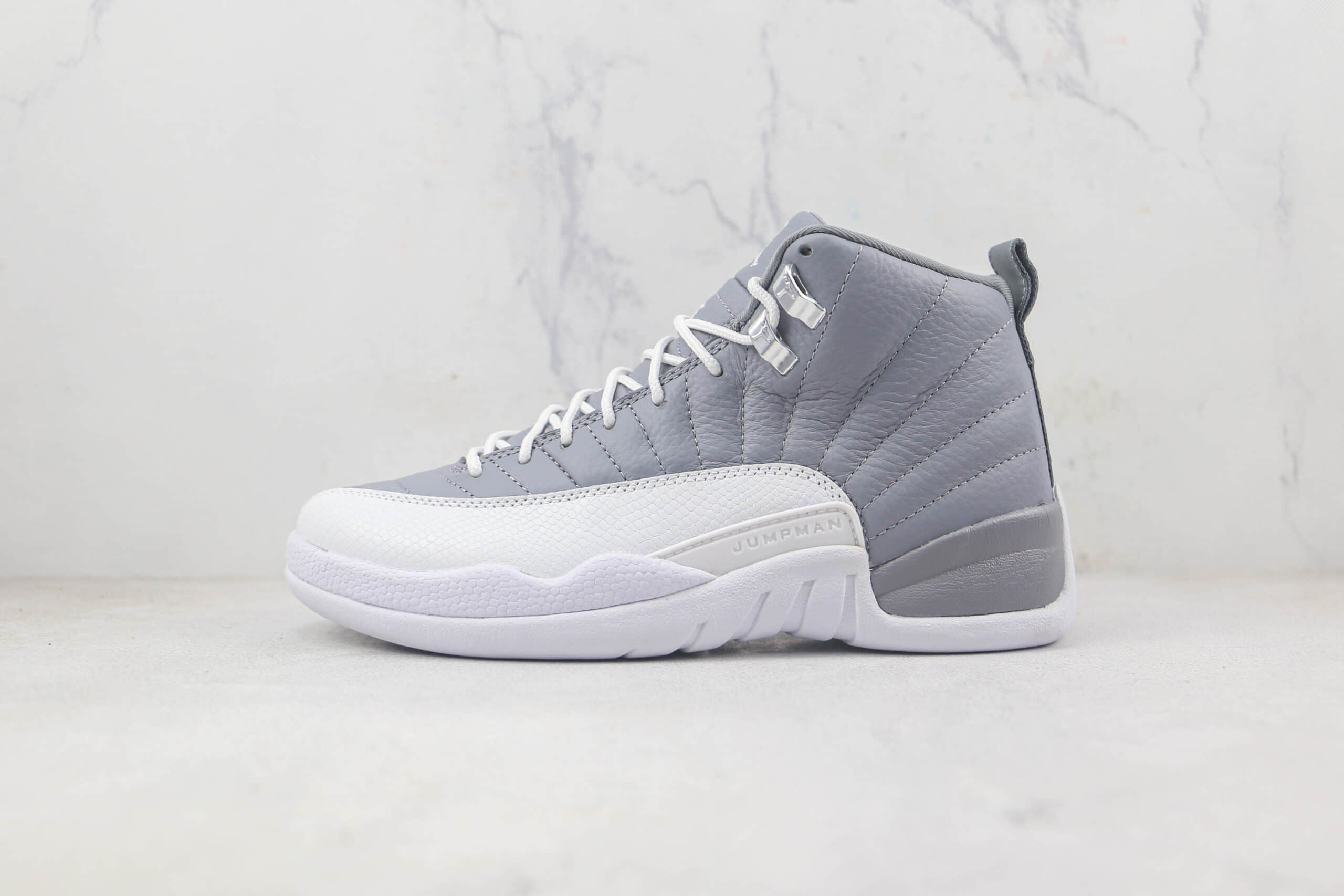 乔丹Air Jordan 12 Stealth莆田天花板纯原复刻版本AJ12酷灰色篮球鞋原楦头纸板打造内置碳板 货号:CT8013-015
