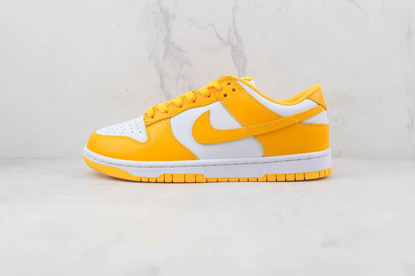 耐克Nike SB Dunk Low莆田天花板纯原复刻版本低帮SB DUNK白黄色板鞋原鞋开模一比一打造 货号:DD1503-800