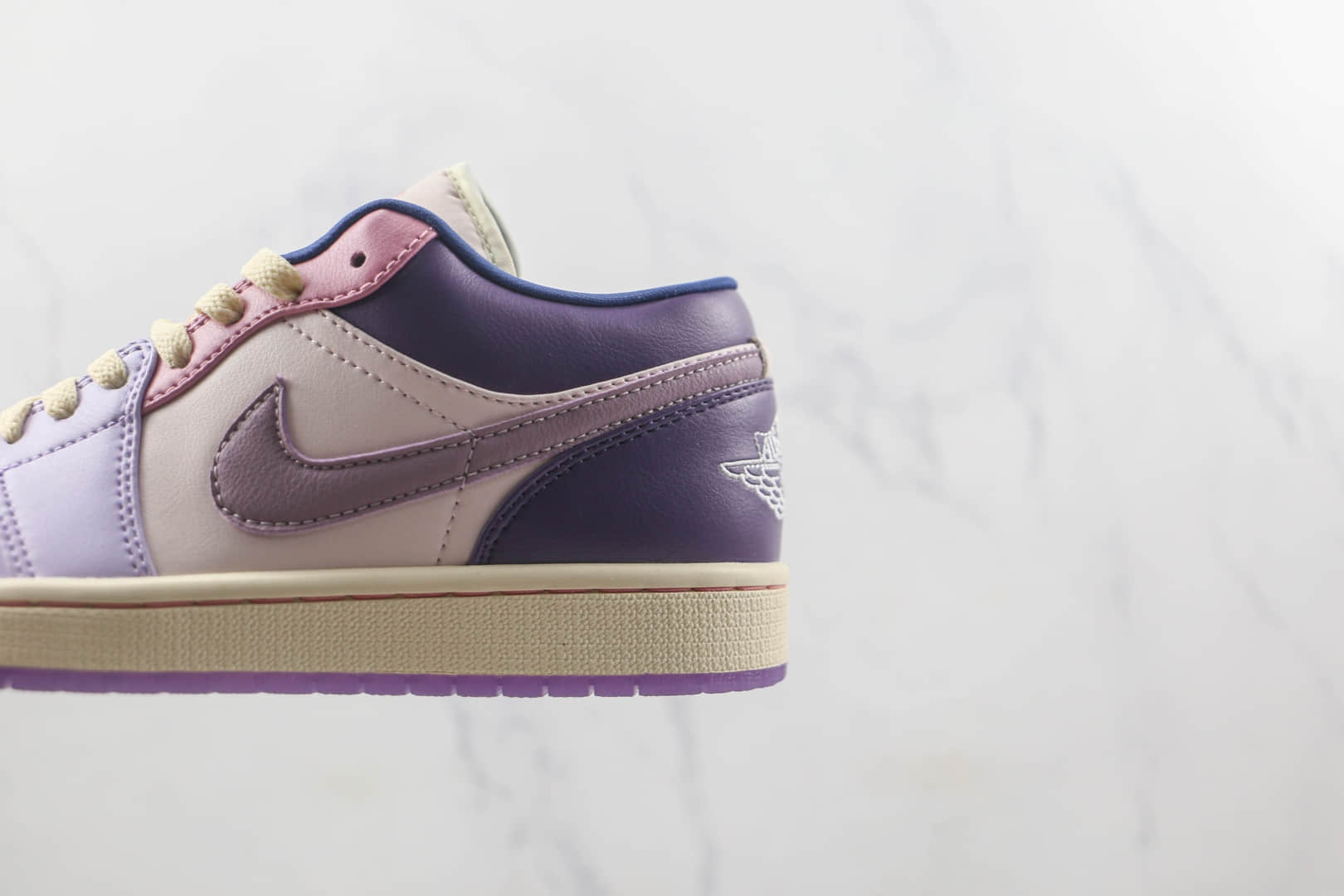 乔丹Air Jordan 1 Low莆田纯原复刻版本低帮AJ1粉紫彩蛋篮球鞋原鞋开模一比一打造 货号:DZ2768-651
