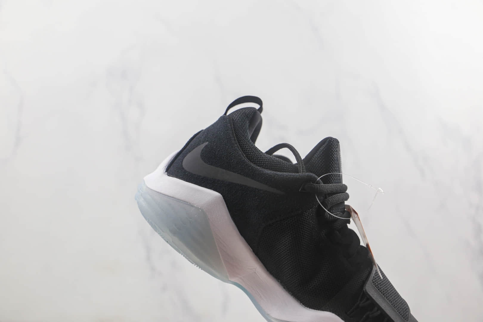 耐克Nike PG1 EP莆田纯原复刻版本保罗乔治黑白黑钩实战篮球鞋原楦头纸板打造 货号:878628-001