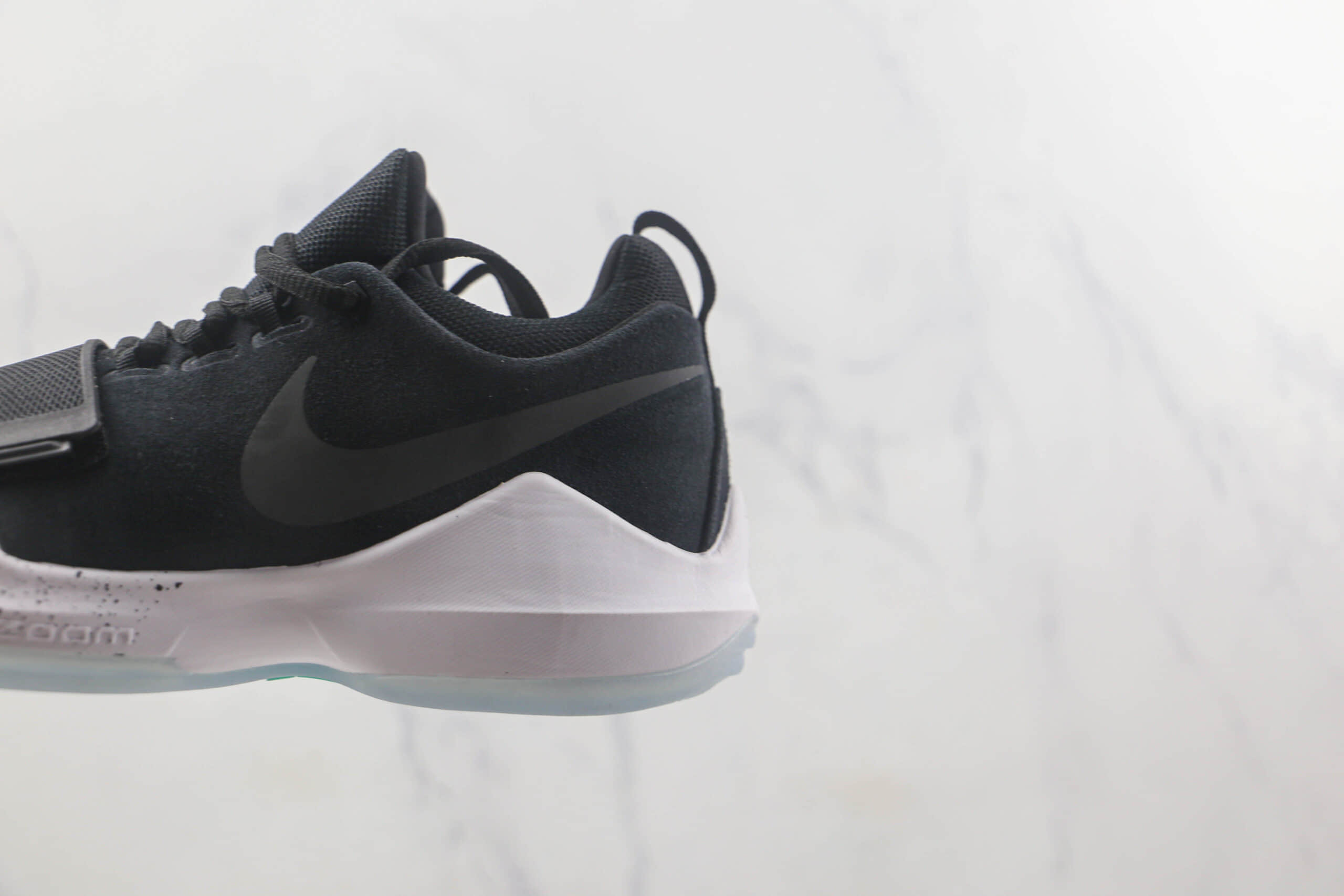 耐克Nike PG1 EP莆田纯原复刻版本保罗乔治黑白黑钩实战篮球鞋原楦头纸板打造 货号:878628-001