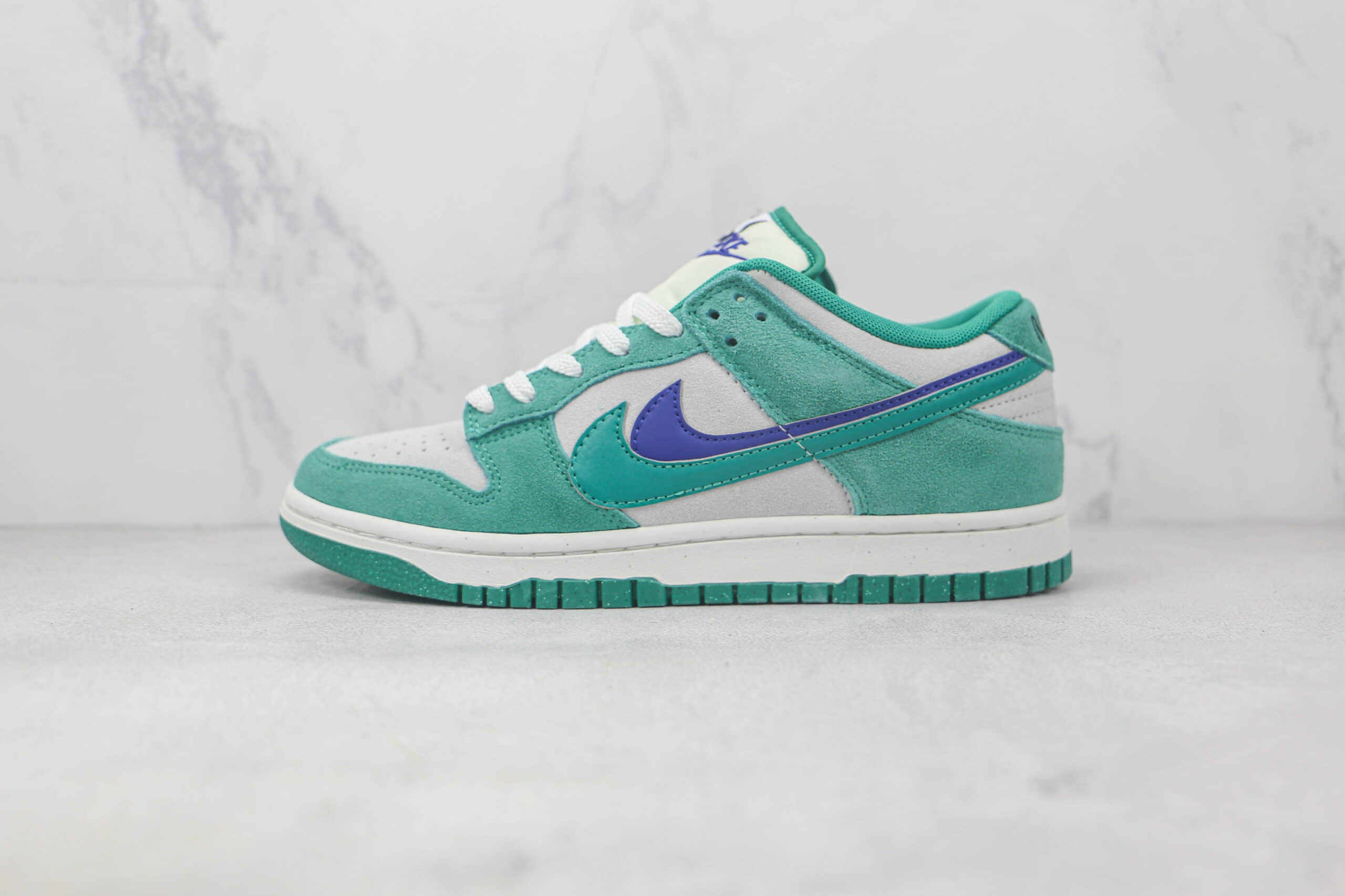 耐克Nike Dunk Low SE 85莆田纯原复刻版本低帮DUNK蓝绿双钩板鞋原楦头纸板打造 (ID:89256) - 图片1