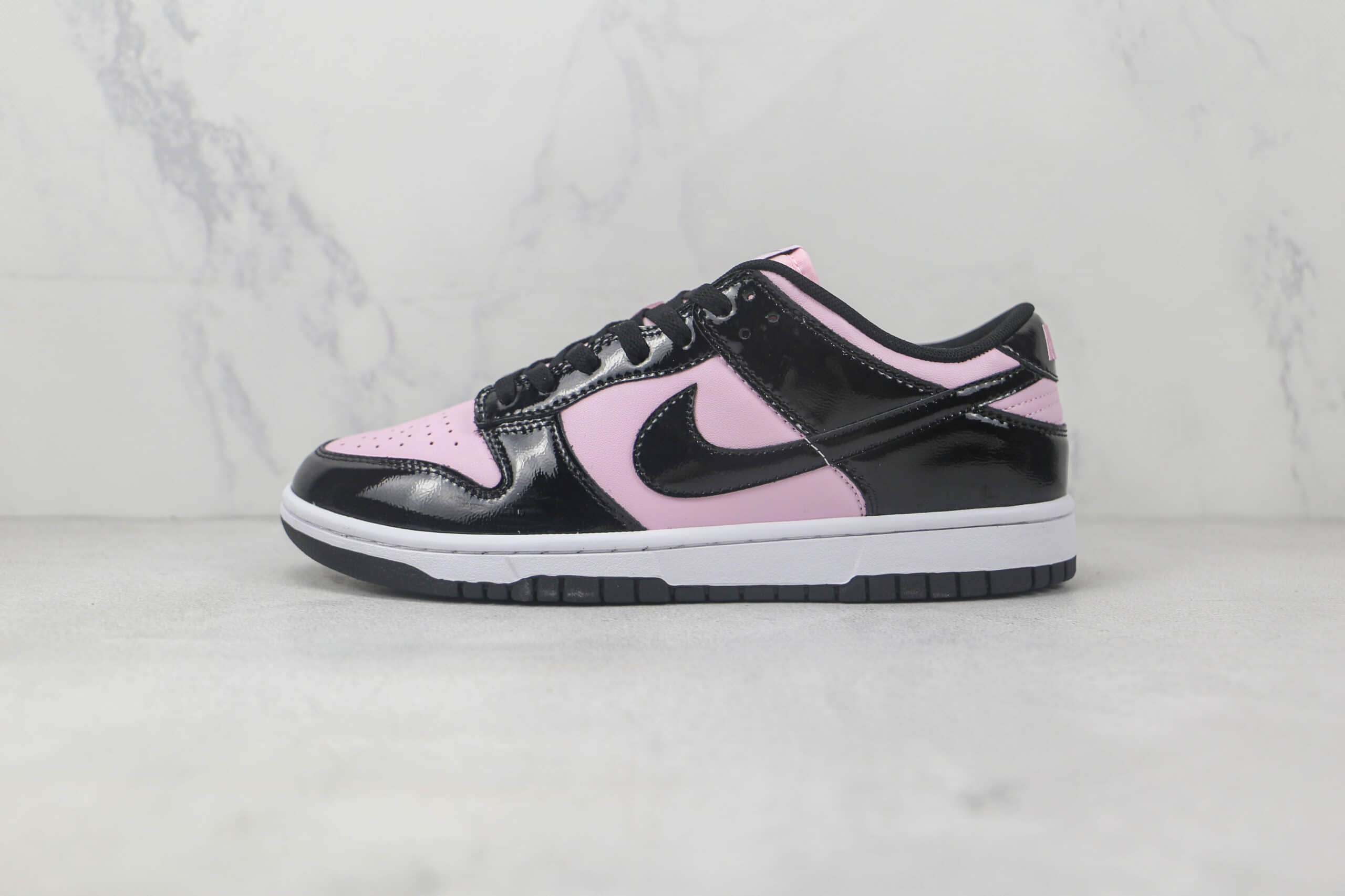 耐克Nike Dunk Low Pink Black莆田纯原复刻版本低帮SB DUNK黑粉色板鞋原档案数据开发 (ID:89359) - 图片1