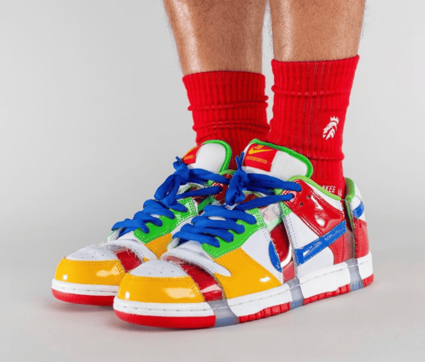 天价神鞋回归！但是被切开了…全新eBay x Nike SB Dunk上脚实物曝光！ (ID:90106) - 图片1