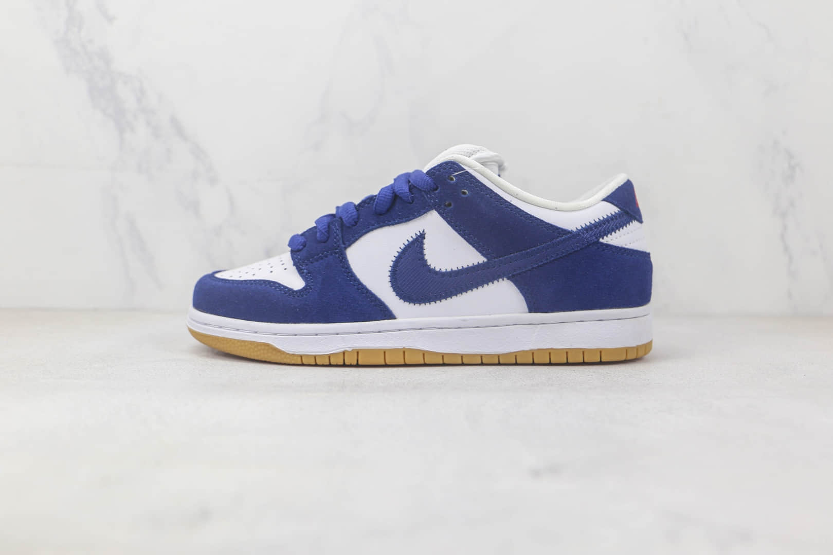 耐克Nike SB Dunk Low Dunk Pro PRM Los Angeles Dodgers纯原版本低帮SB DUNK白蓝色洛杉矶道奇板鞋 耐克DUNK厚鞋舌板鞋 (ID:90153) - 图片1