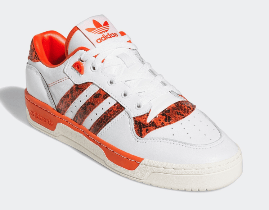 抢眼蛇纹!全新adidas Rivalry Low官图释出! 货号:HP9048