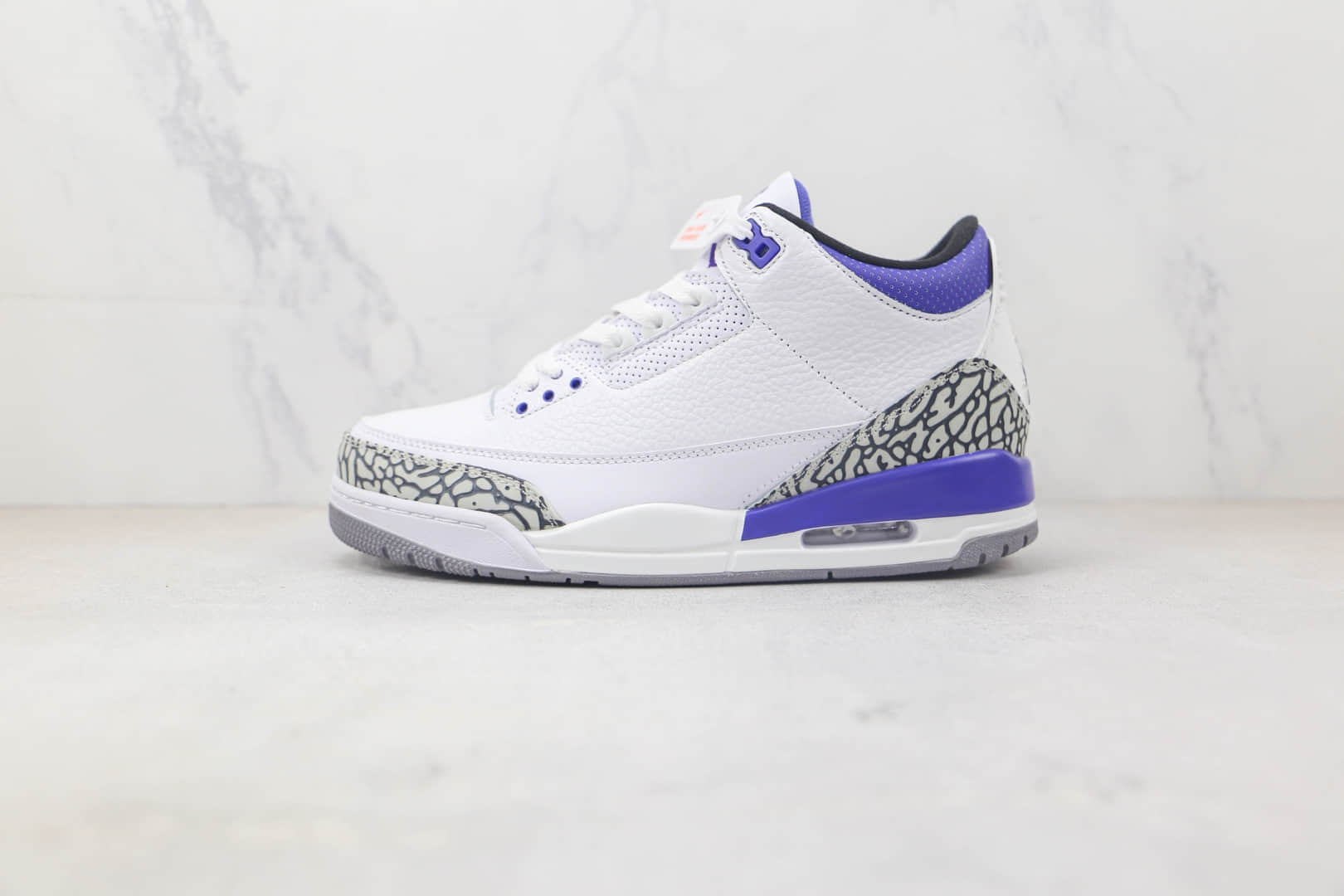 乔丹Air jordan 3 Retro纯原版本白蓝色AJ3篮球鞋 莆田AJ工厂 (ID:90666) - 图片1
