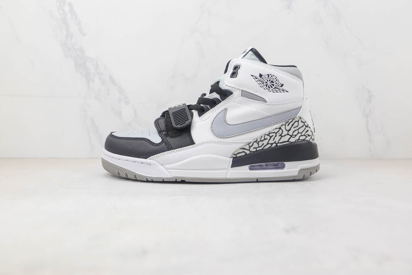 乔丹Air Jordan Legacy 312纯原版本高帮AJ312白黑灰色篮球鞋 乔丹高帮AJ312杂交鞋 (ID:90762) - 图片1