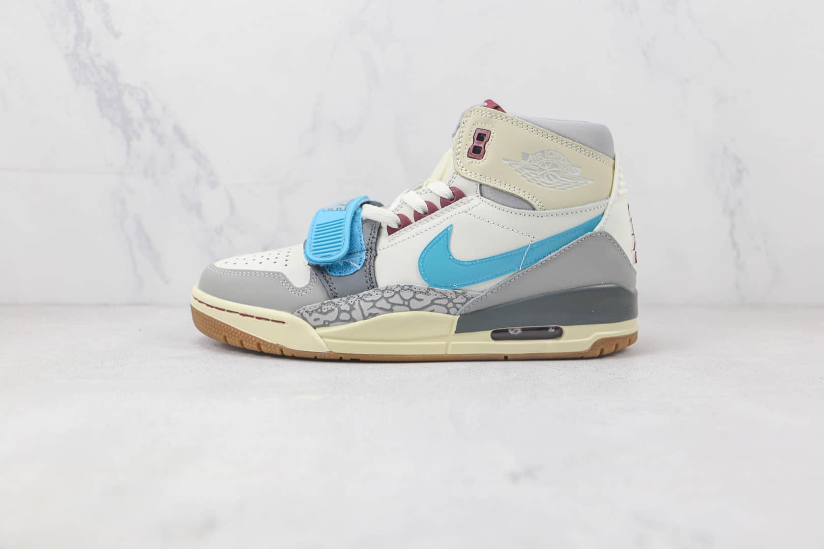 乔丹Air Jordan Legacy 312 high纯原版本高帮AJ312灰蓝色篮球鞋 莆田aj系列货源 (ID:91053) - 图片1