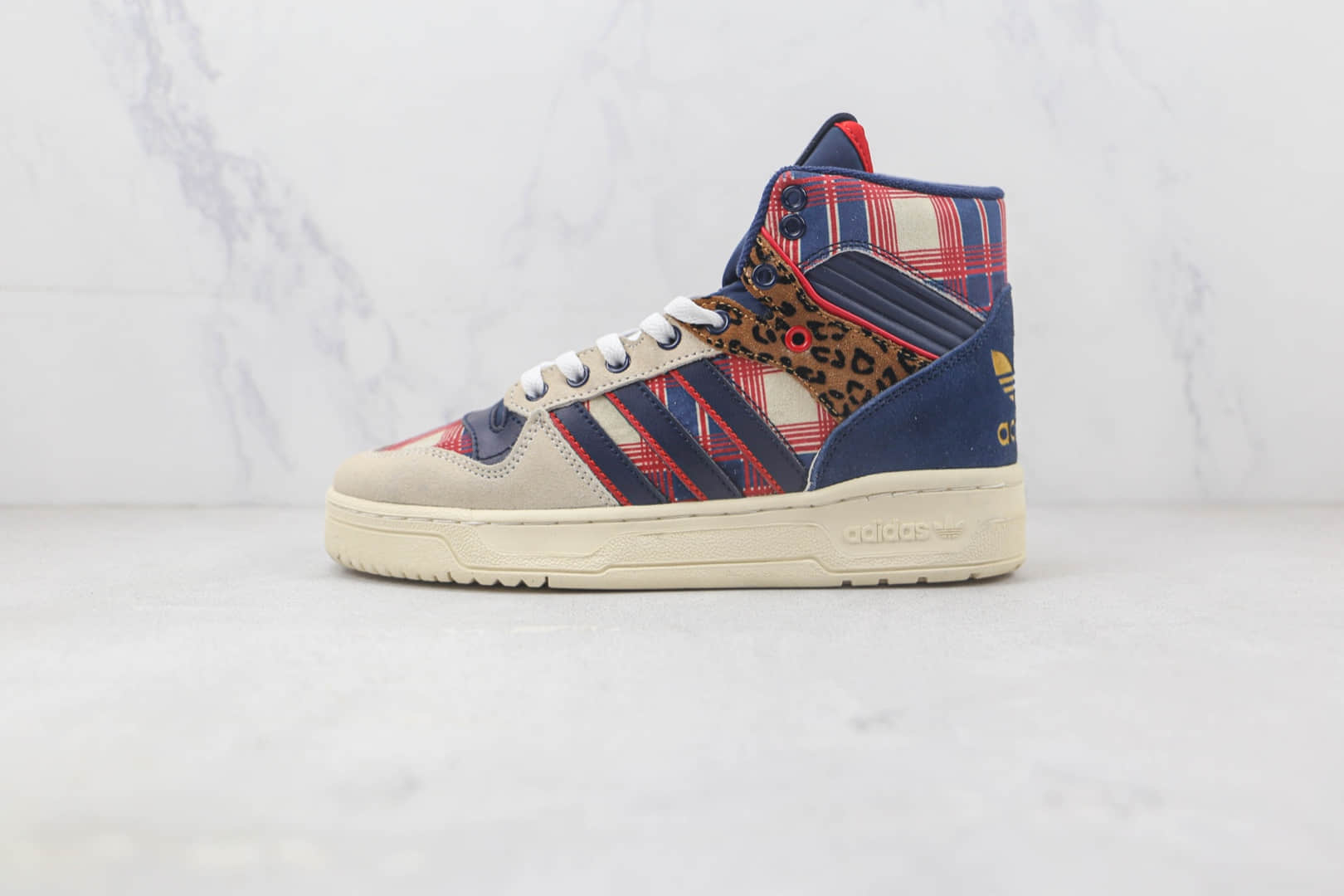 阿迪达斯Adidas Rivalry RM纯原版本高帮RM系列街头板鞋 莆田阿迪达斯三叶草货源 (ID:91190) - 图片1